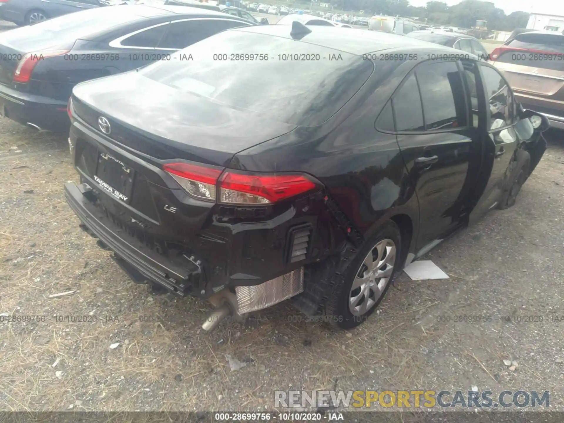 4 Photograph of a damaged car 5YFEPRAE3LP083613 TOYOTA COROLLA 2020