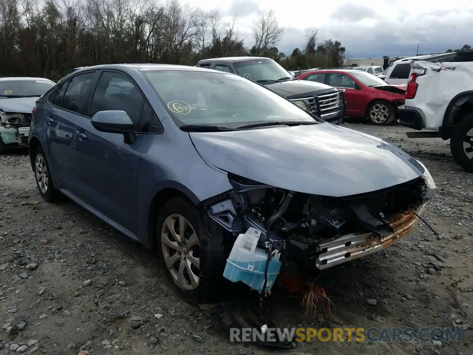 1 Photograph of a damaged car 5YFEPRAE3LP083806 TOYOTA COROLLA 2020