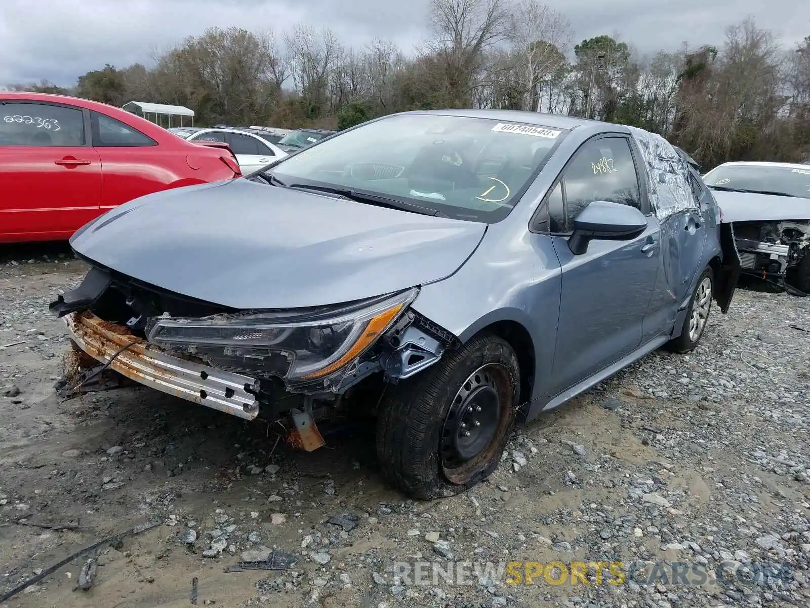 2 Photograph of a damaged car 5YFEPRAE3LP083806 TOYOTA COROLLA 2020