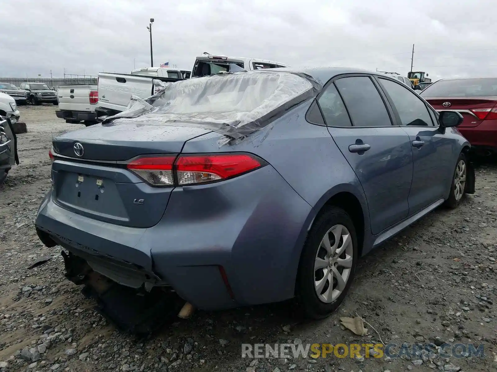 4 Photograph of a damaged car 5YFEPRAE3LP083806 TOYOTA COROLLA 2020