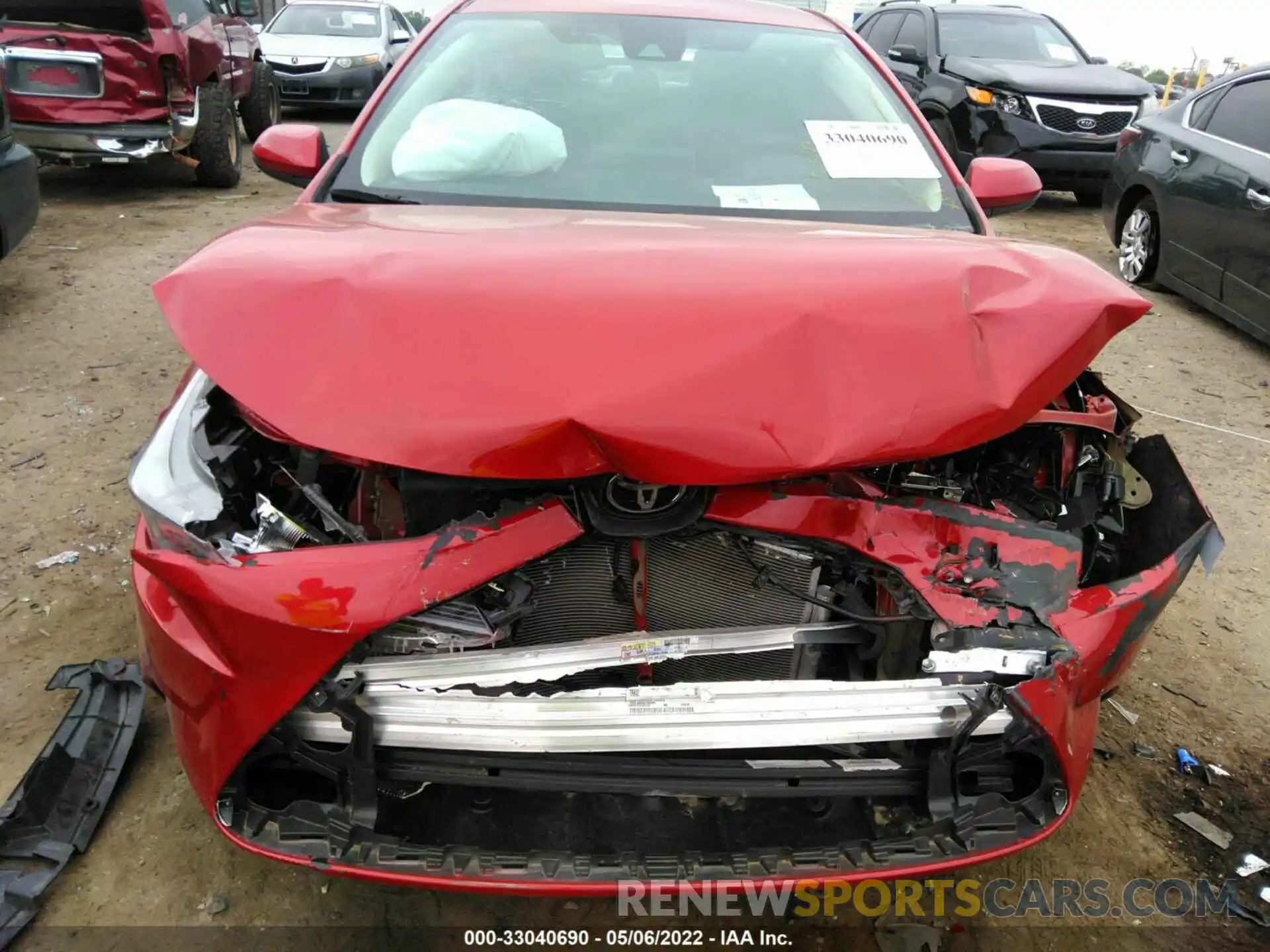 6 Photograph of a damaged car 5YFEPRAE3LP086267 TOYOTA COROLLA 2020