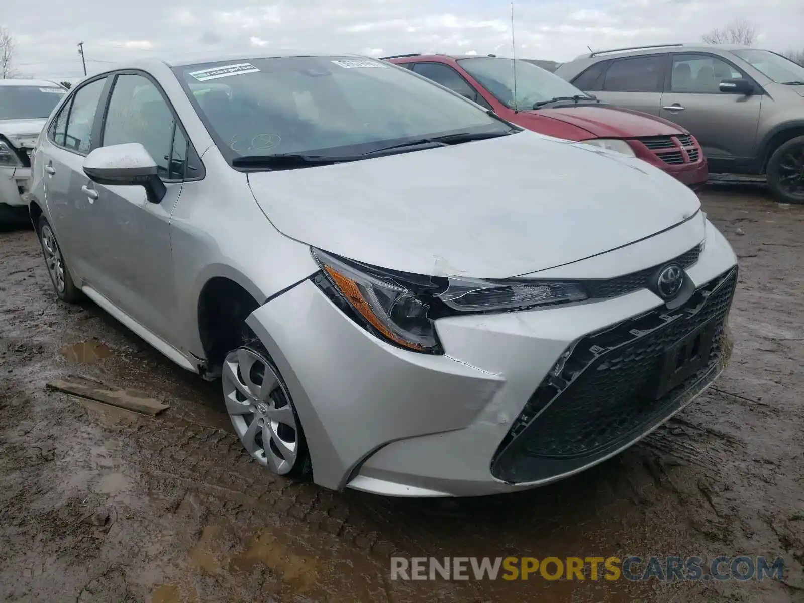 1 Photograph of a damaged car 5YFEPRAE3LP086737 TOYOTA COROLLA 2020