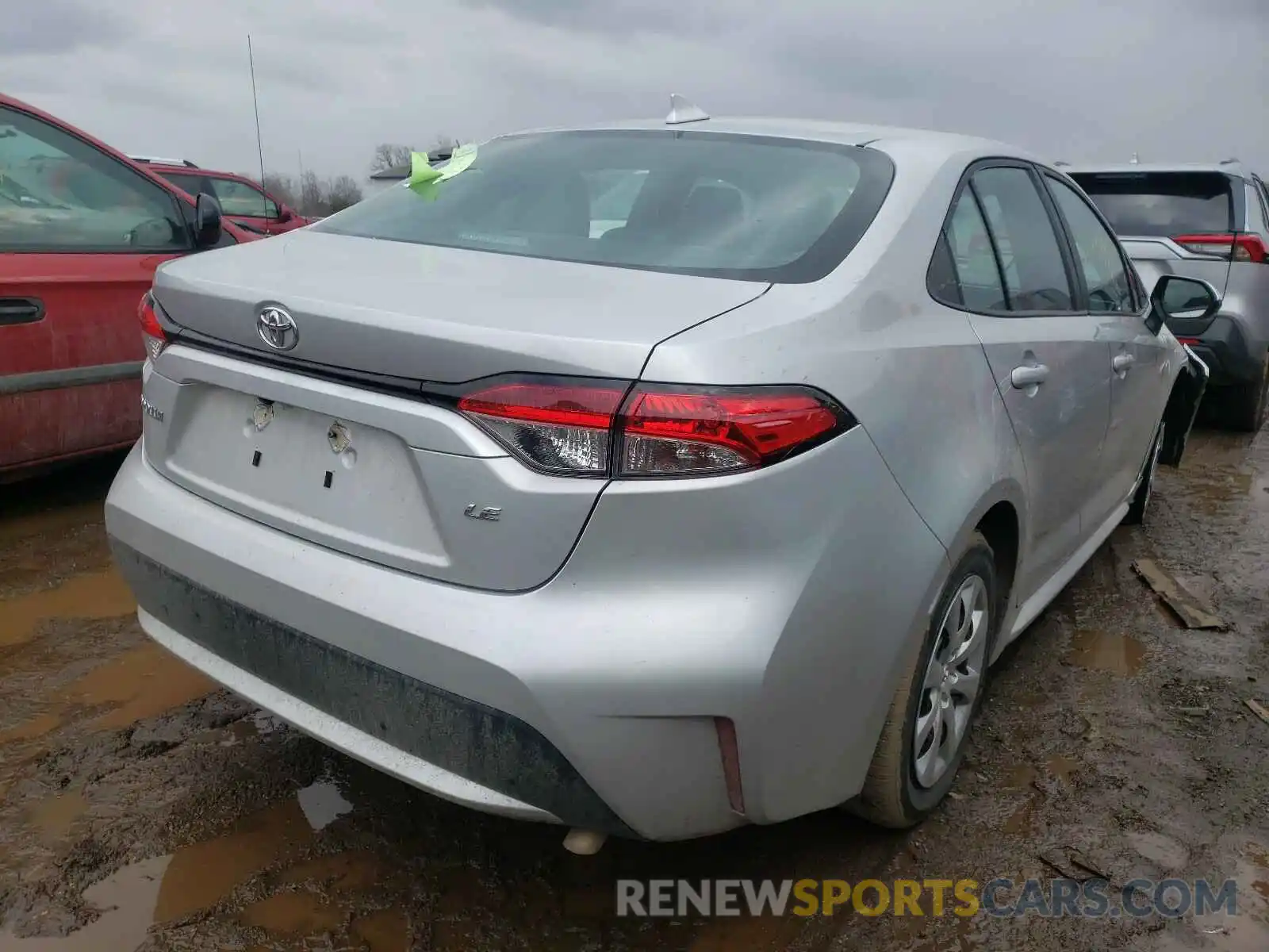 4 Photograph of a damaged car 5YFEPRAE3LP086737 TOYOTA COROLLA 2020