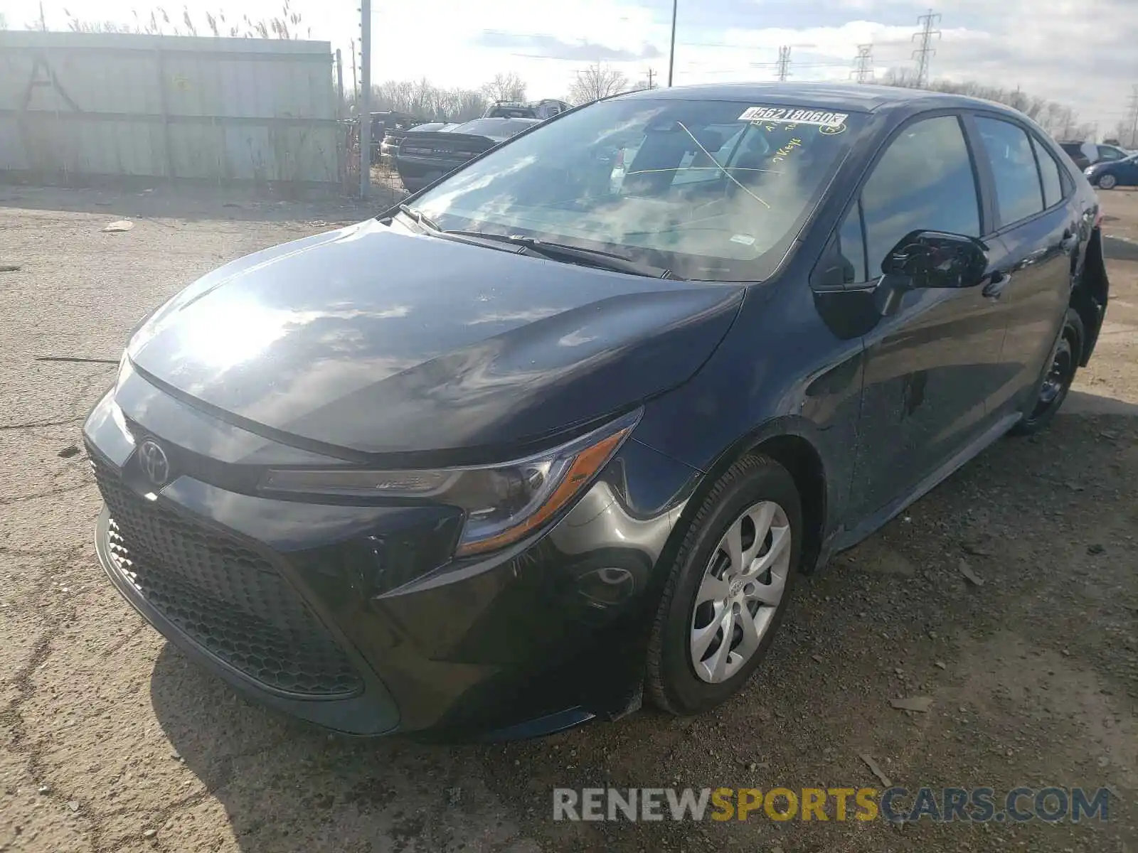 2 Photograph of a damaged car 5YFEPRAE3LP087337 TOYOTA COROLLA 2020