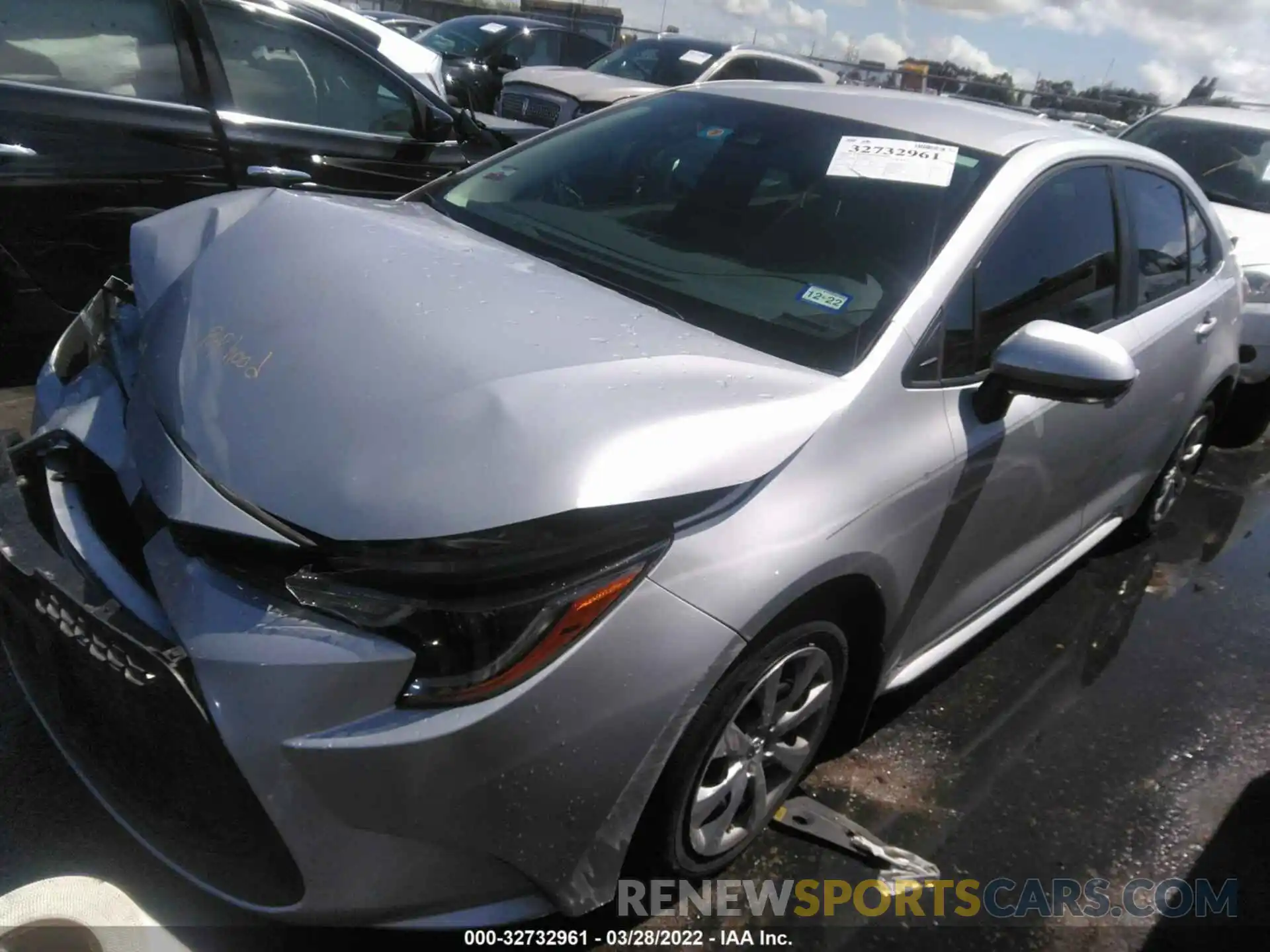 2 Photograph of a damaged car 5YFEPRAE3LP088214 TOYOTA COROLLA 2020