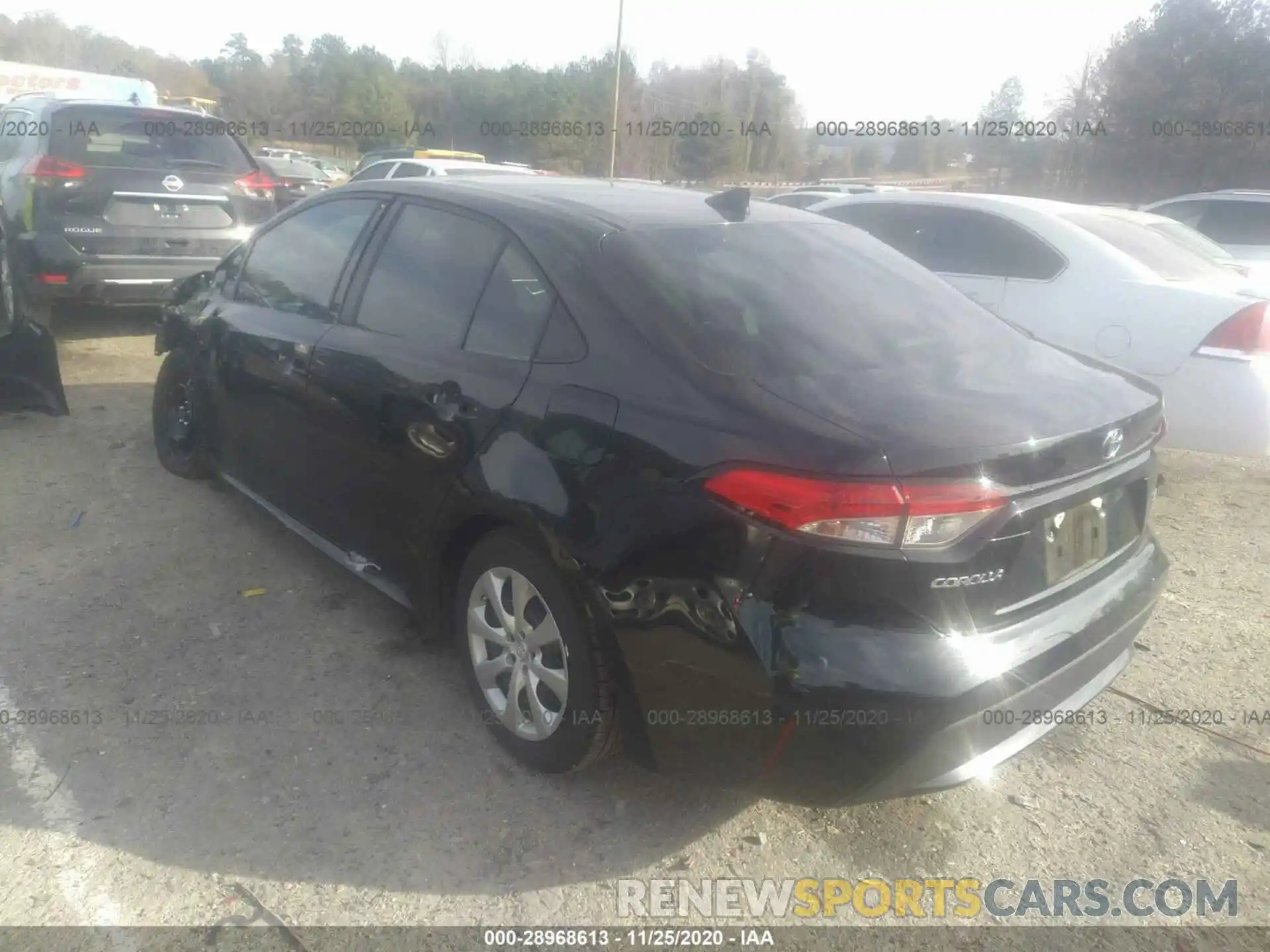 3 Photograph of a damaged car 5YFEPRAE3LP088584 TOYOTA COROLLA 2020