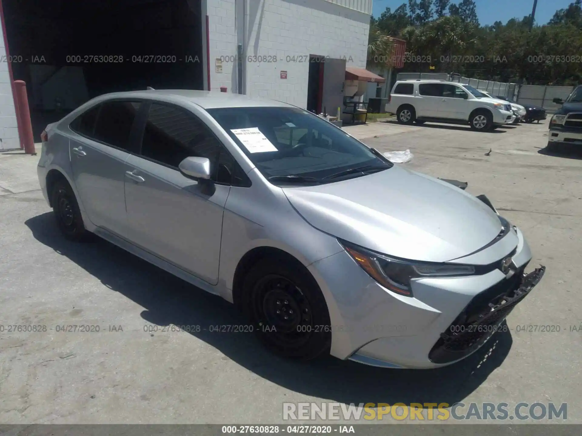 1 Photograph of a damaged car 5YFEPRAE3LP089136 TOYOTA COROLLA 2020