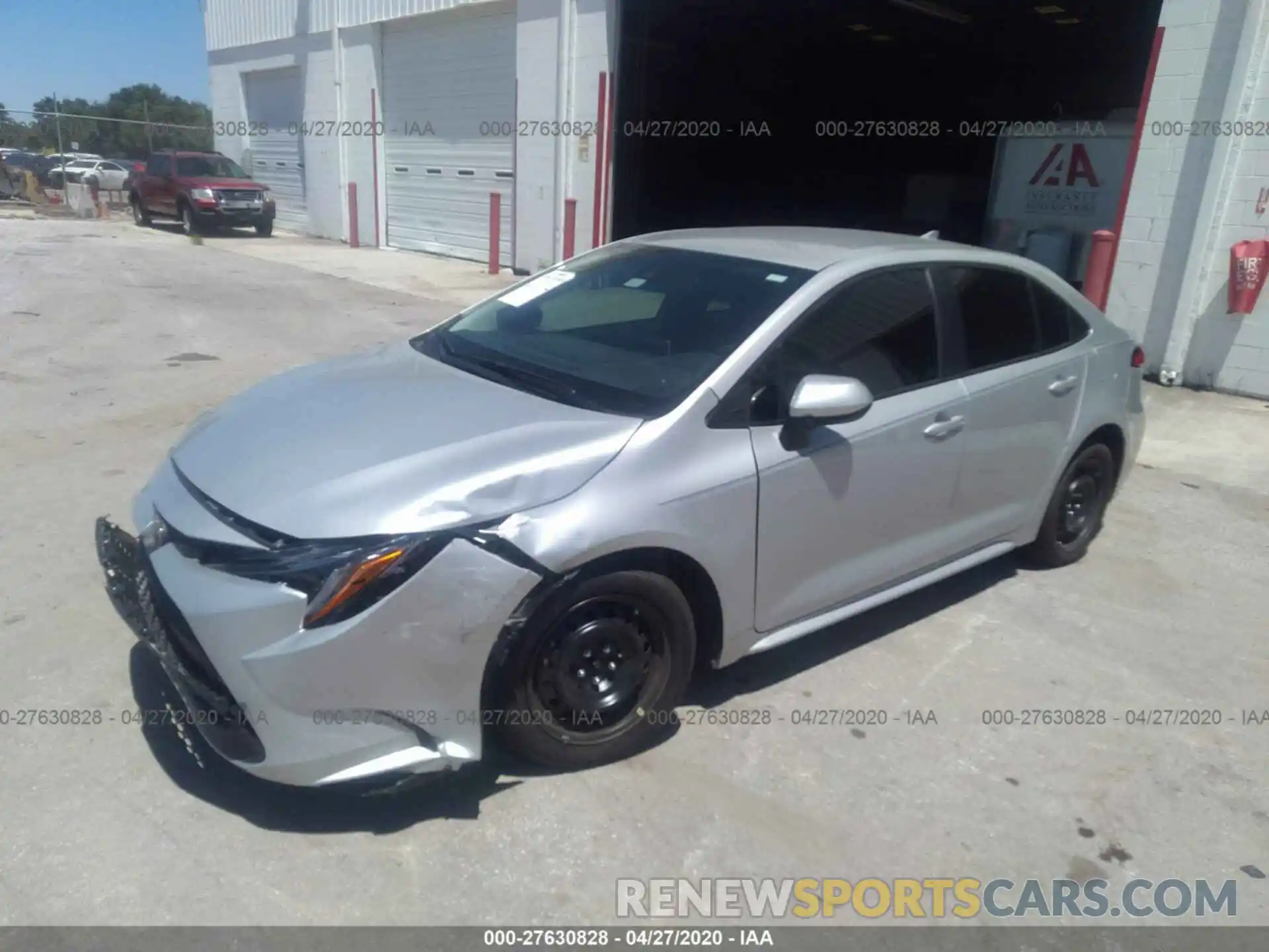 2 Photograph of a damaged car 5YFEPRAE3LP089136 TOYOTA COROLLA 2020