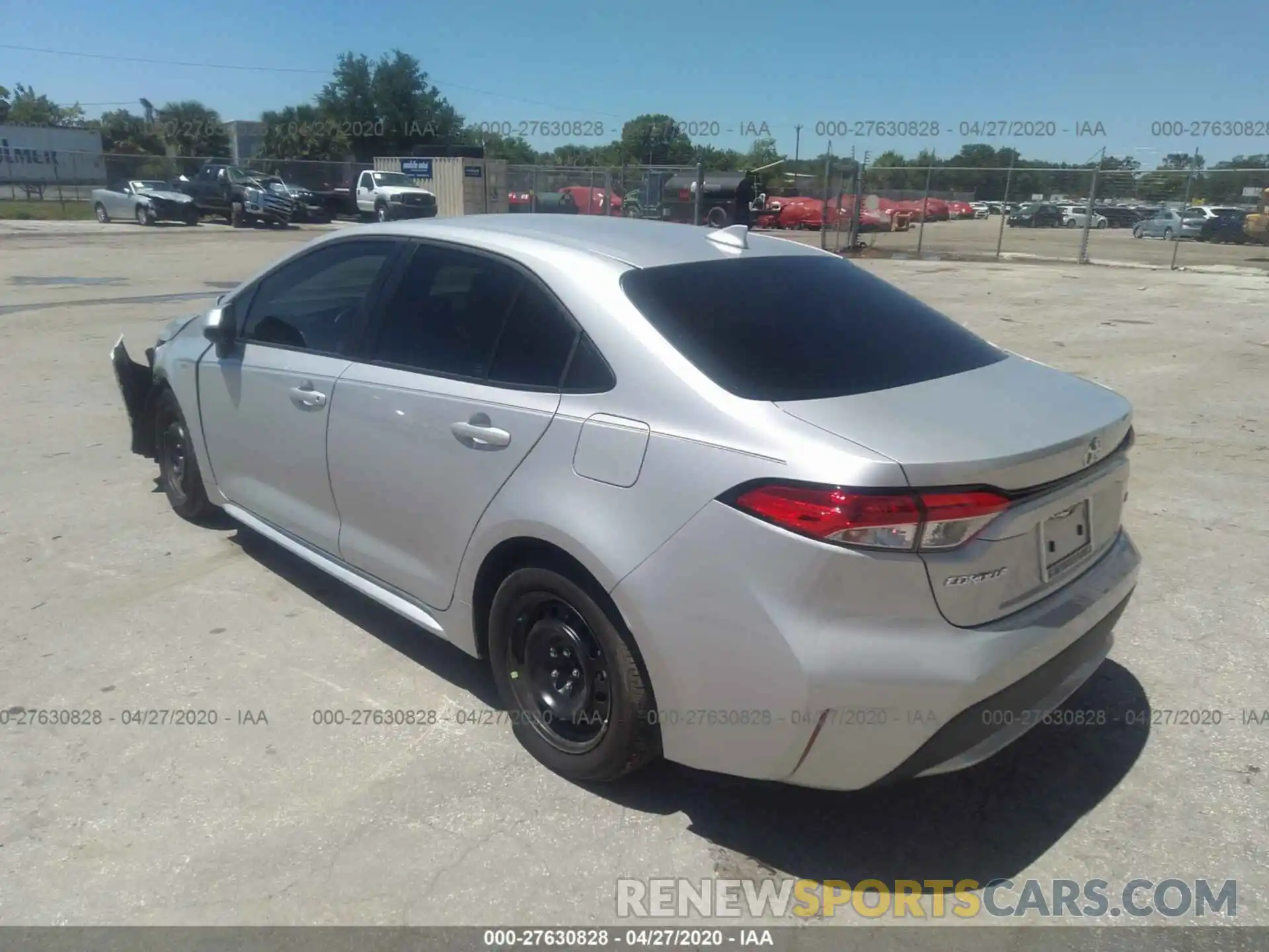 3 Photograph of a damaged car 5YFEPRAE3LP089136 TOYOTA COROLLA 2020