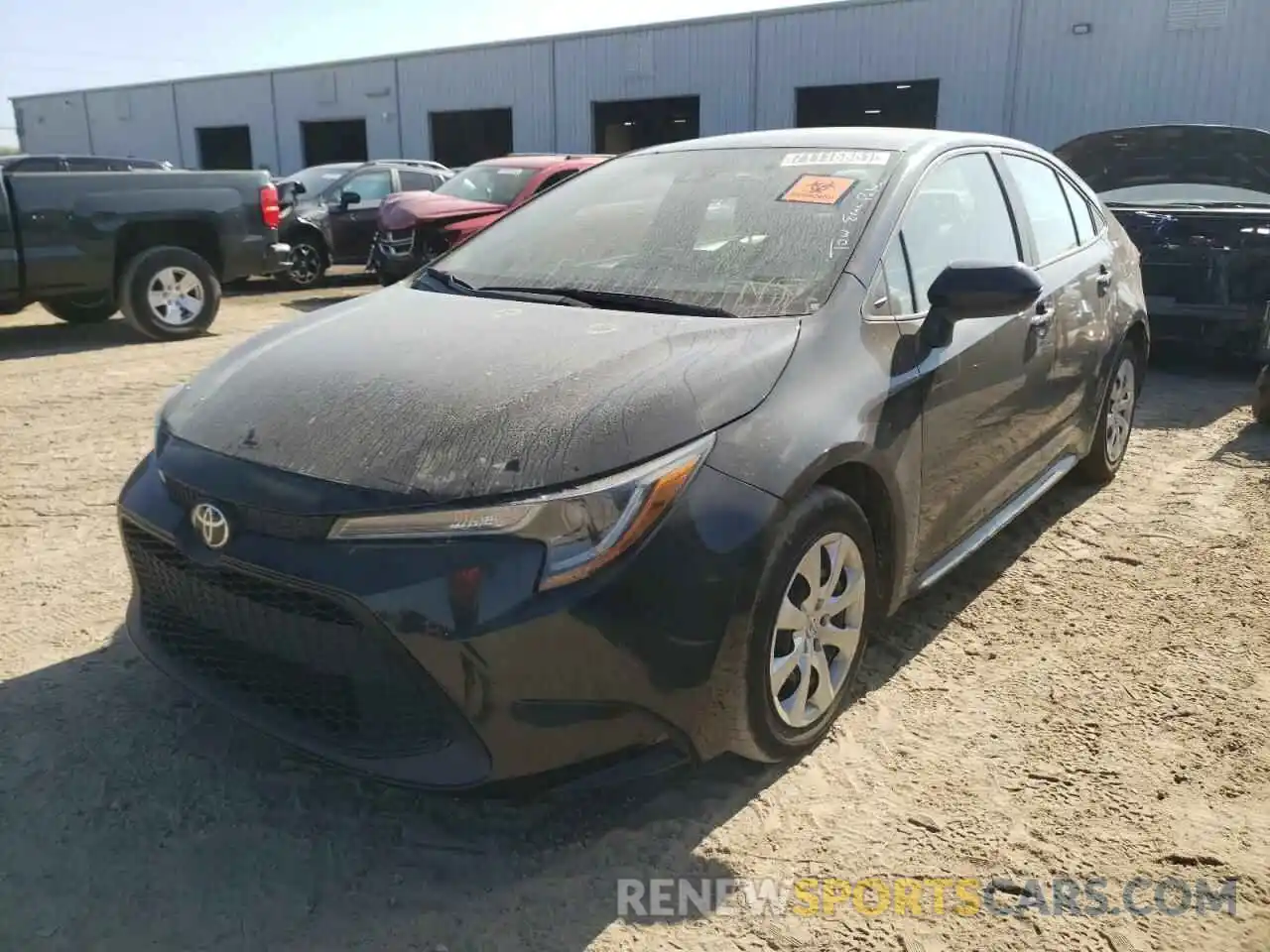 2 Photograph of a damaged car 5YFEPRAE3LP090156 TOYOTA COROLLA 2020