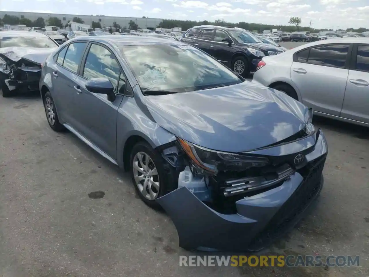 1 Photograph of a damaged car 5YFEPRAE3LP090237 TOYOTA COROLLA 2020