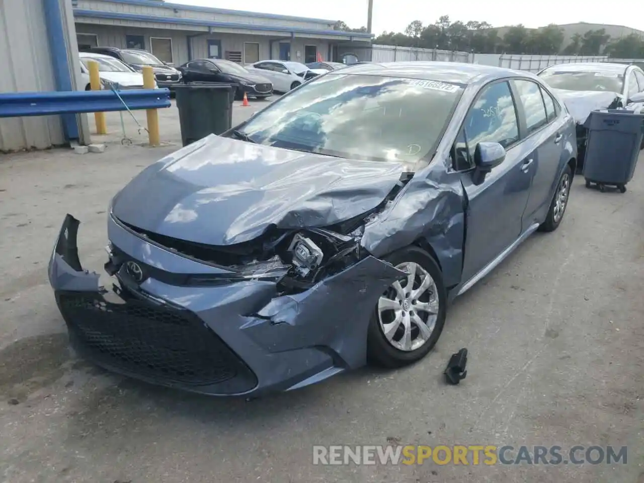 2 Photograph of a damaged car 5YFEPRAE3LP090237 TOYOTA COROLLA 2020