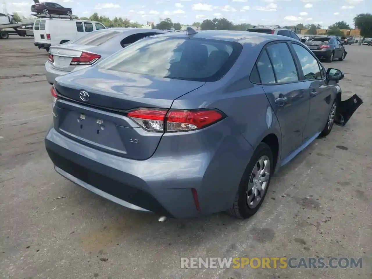 4 Photograph of a damaged car 5YFEPRAE3LP090237 TOYOTA COROLLA 2020