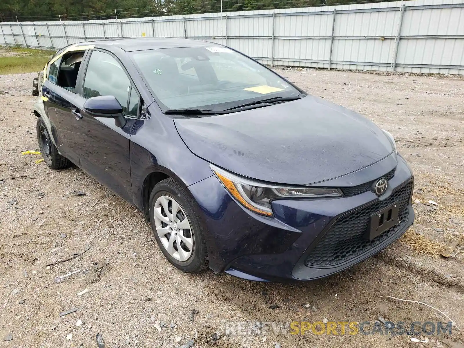 1 Photograph of a damaged car 5YFEPRAE3LP090318 TOYOTA COROLLA 2020