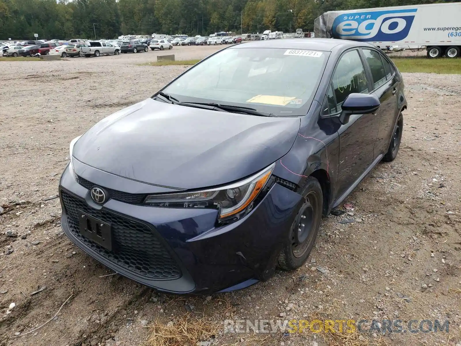 2 Photograph of a damaged car 5YFEPRAE3LP090318 TOYOTA COROLLA 2020