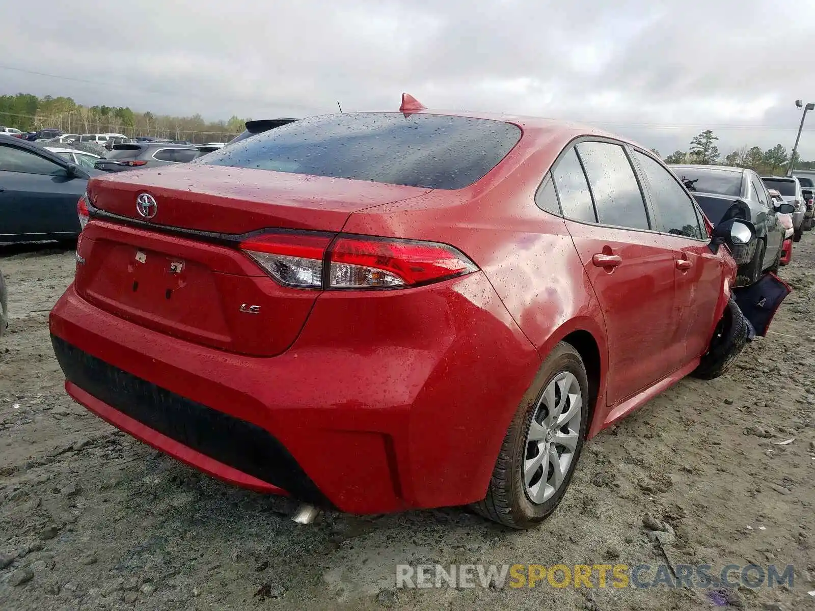 4 Photograph of a damaged car 5YFEPRAE3LP091467 TOYOTA COROLLA 2020