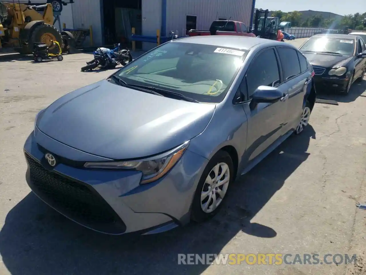 2 Photograph of a damaged car 5YFEPRAE3LP091498 TOYOTA COROLLA 2020