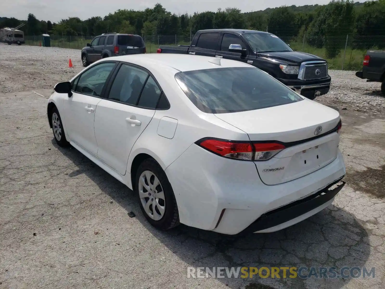 3 Photograph of a damaged car 5YFEPRAE3LP092196 TOYOTA COROLLA 2020