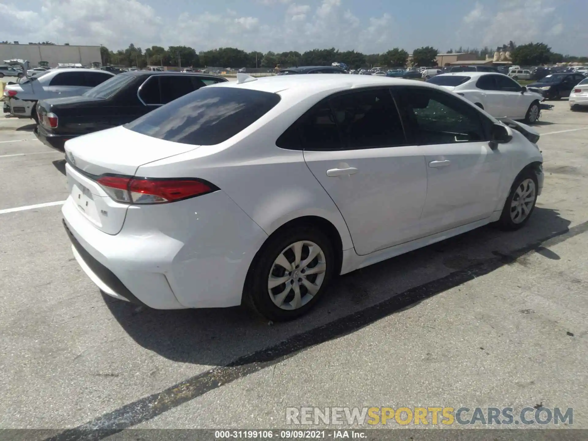 4 Photograph of a damaged car 5YFEPRAE3LP092456 TOYOTA COROLLA 2020