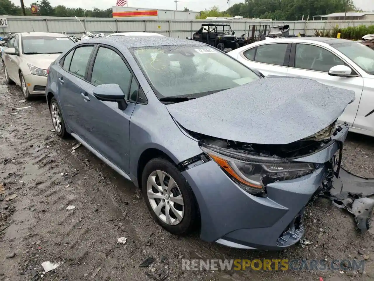 1 Photograph of a damaged car 5YFEPRAE3LP092490 TOYOTA COROLLA 2020