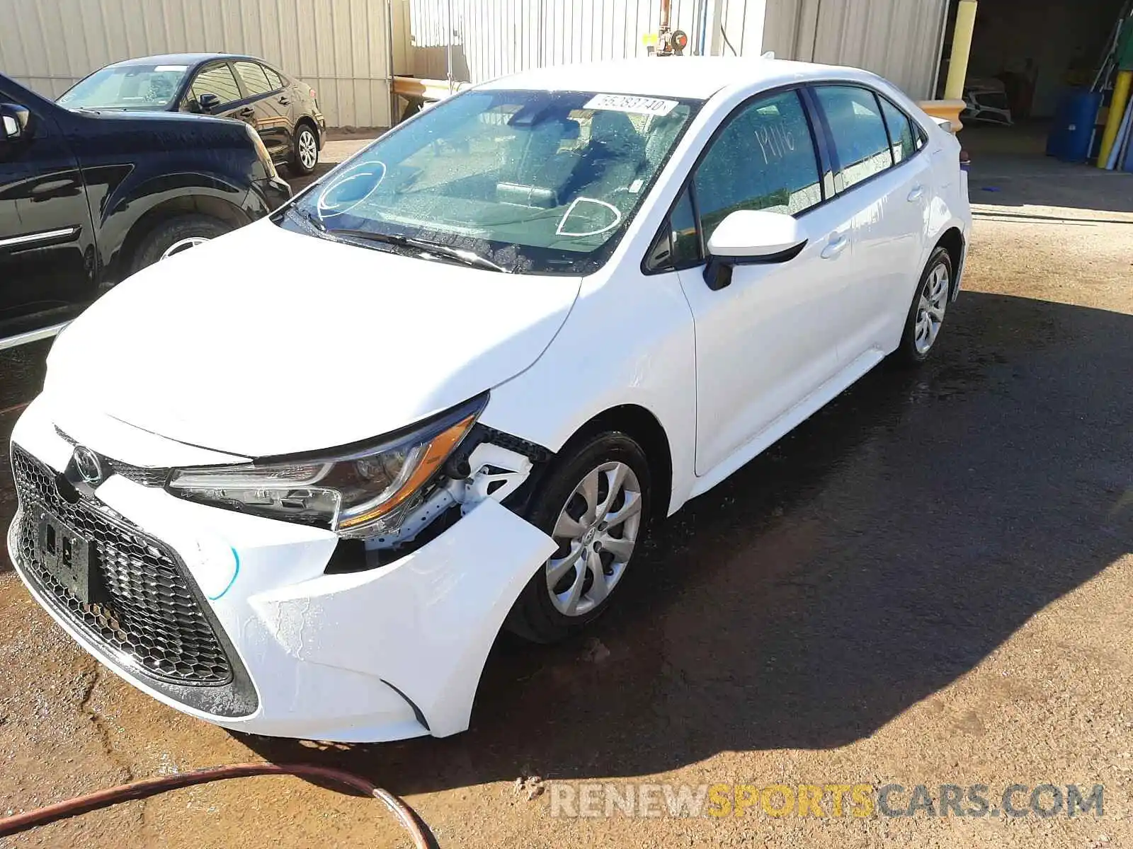 2 Photograph of a damaged car 5YFEPRAE3LP092862 TOYOTA COROLLA 2020