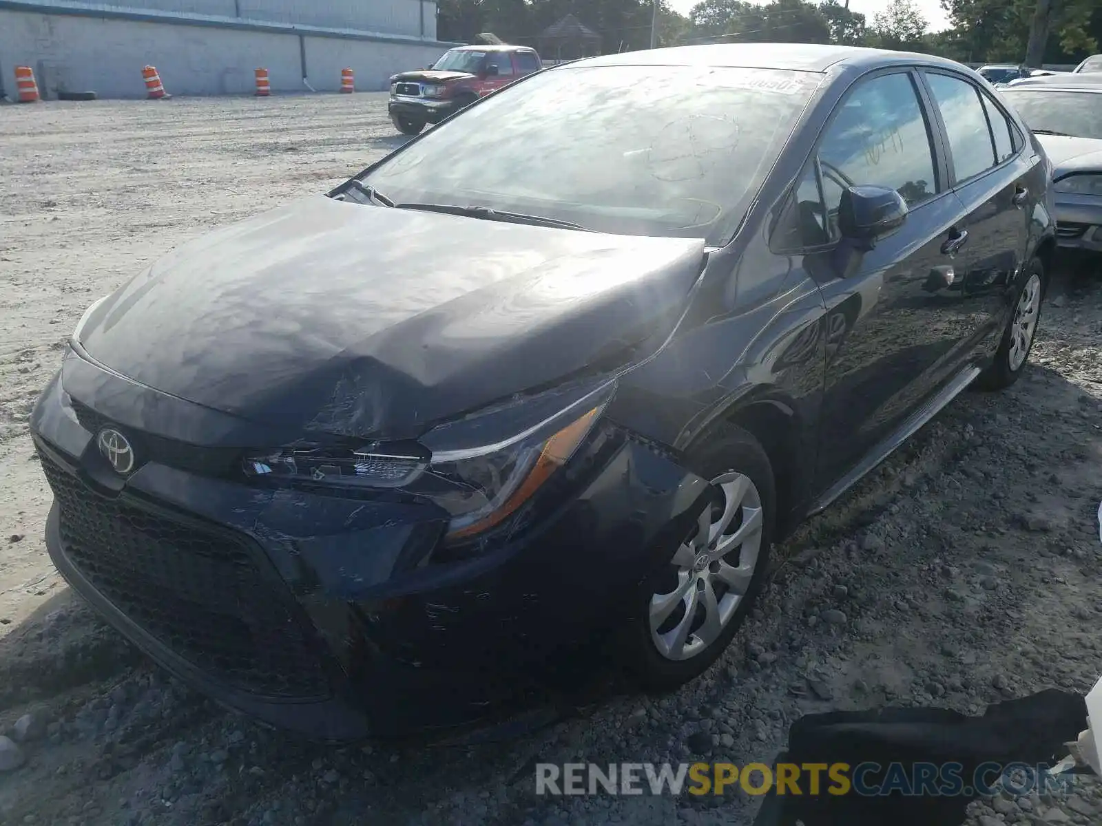 2 Photograph of a damaged car 5YFEPRAE3LP092957 TOYOTA COROLLA 2020