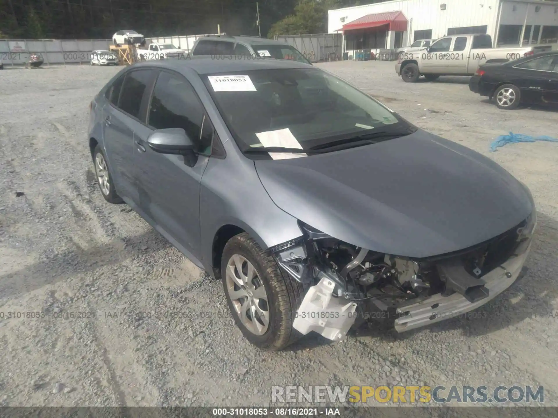 1 Photograph of a damaged car 5YFEPRAE3LP093655 TOYOTA COROLLA 2020