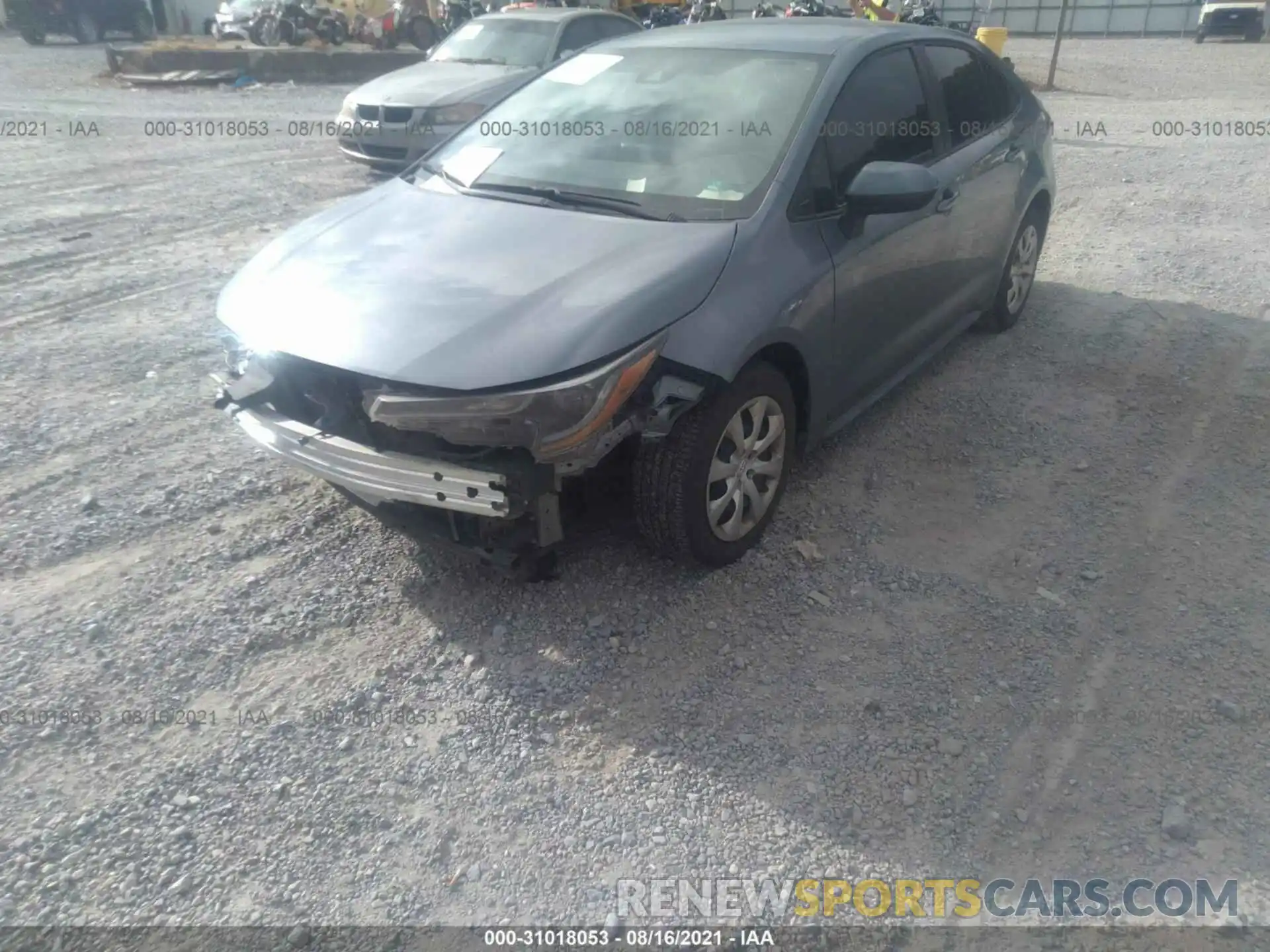 2 Photograph of a damaged car 5YFEPRAE3LP093655 TOYOTA COROLLA 2020