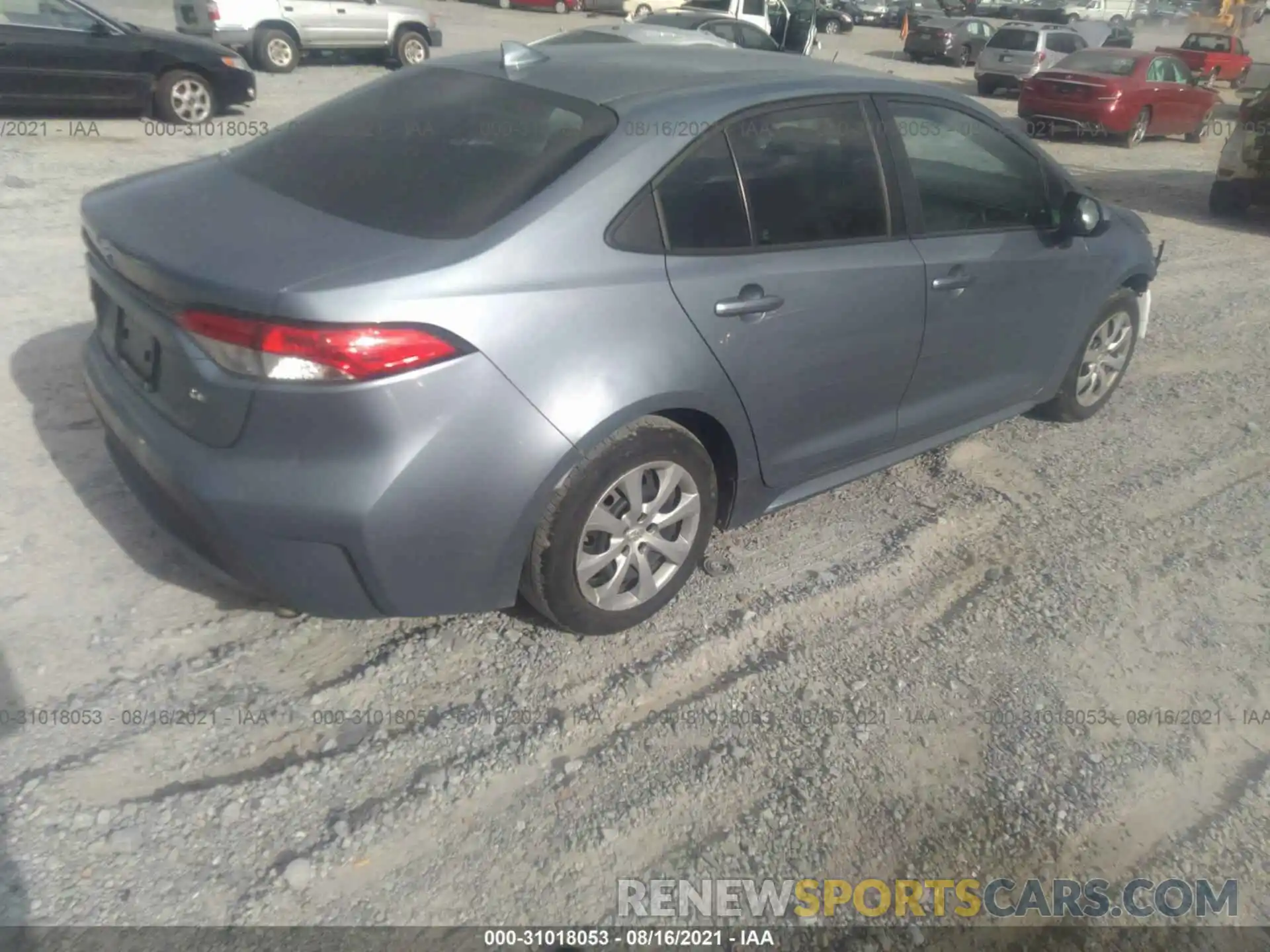 4 Photograph of a damaged car 5YFEPRAE3LP093655 TOYOTA COROLLA 2020