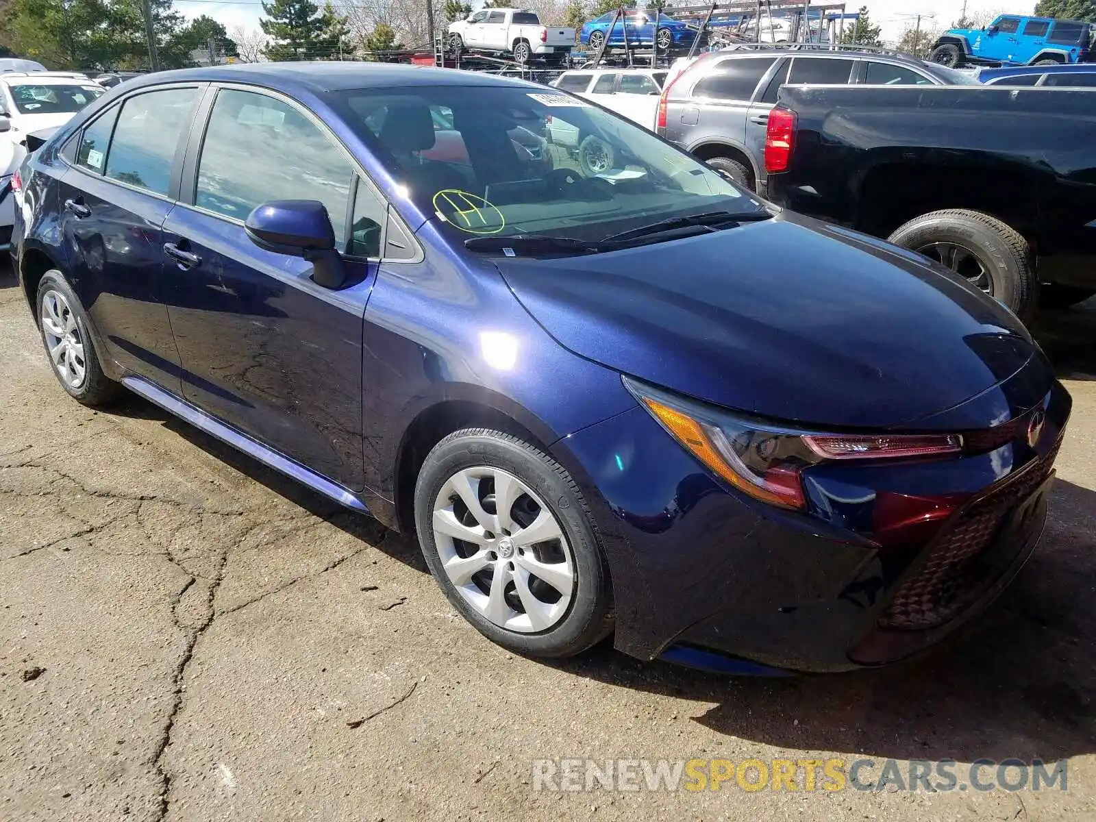 1 Photograph of a damaged car 5YFEPRAE3LP094059 TOYOTA COROLLA 2020