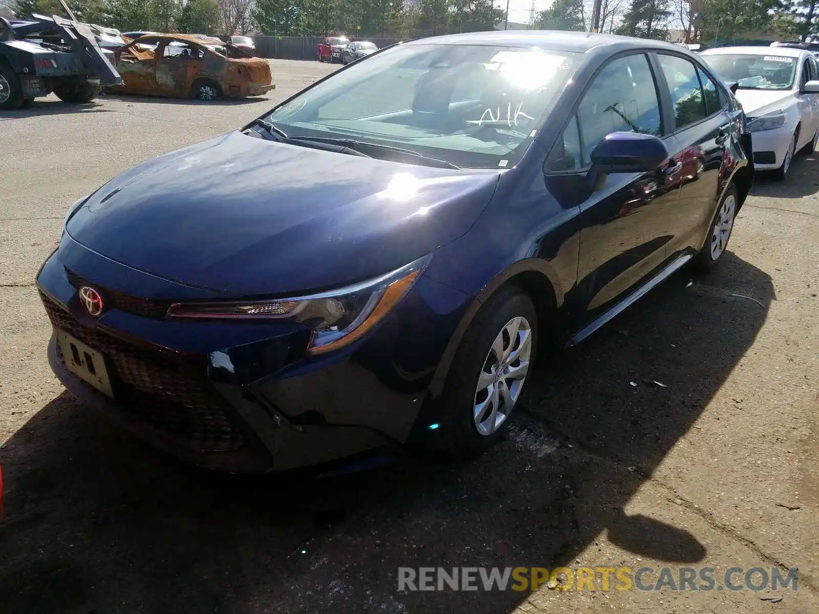 2 Photograph of a damaged car 5YFEPRAE3LP094059 TOYOTA COROLLA 2020