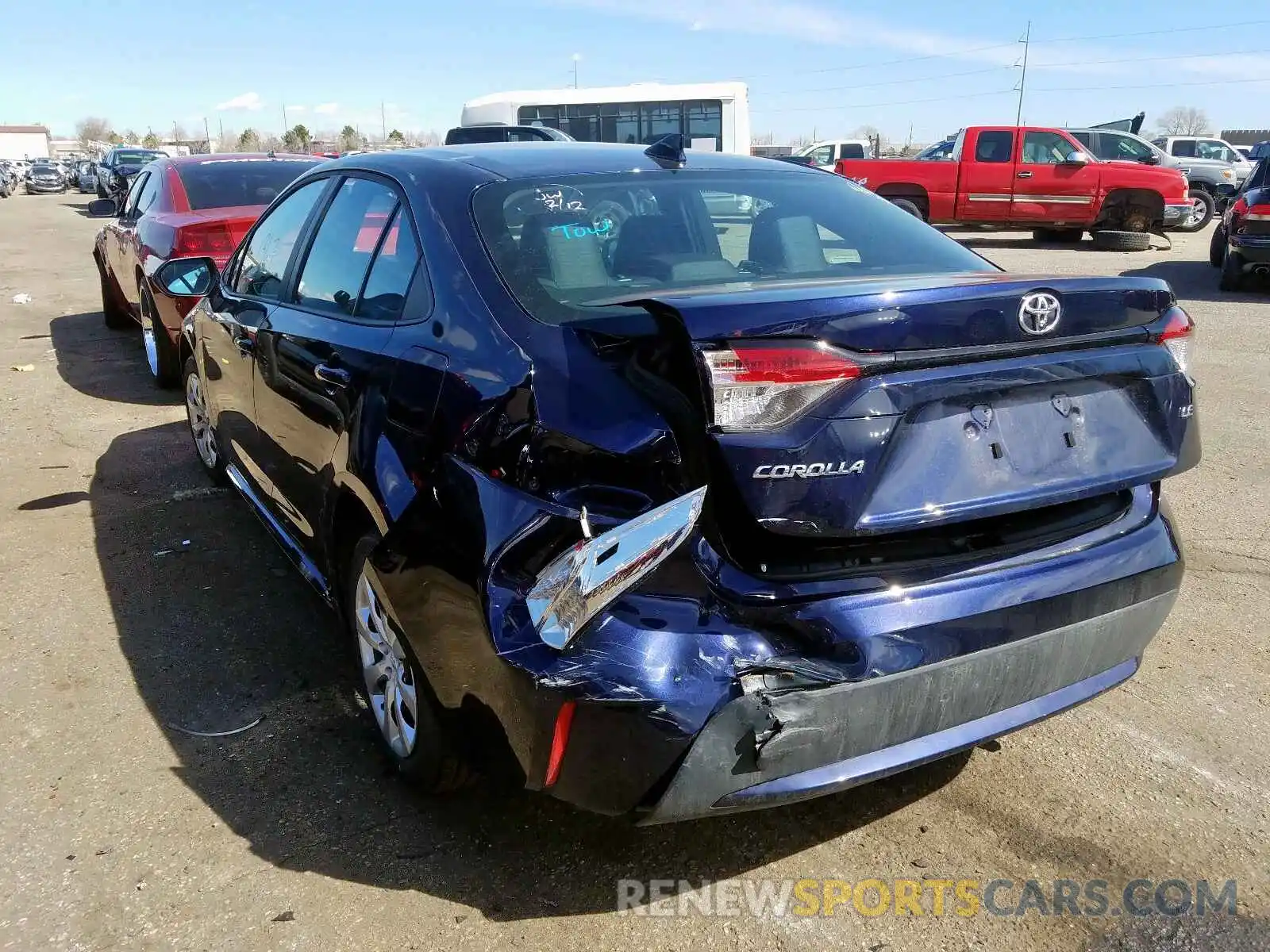 3 Photograph of a damaged car 5YFEPRAE3LP094059 TOYOTA COROLLA 2020