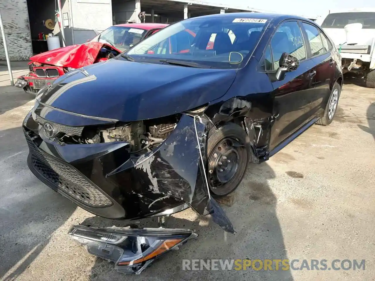 2 Photograph of a damaged car 5YFEPRAE3LP094546 TOYOTA COROLLA 2020