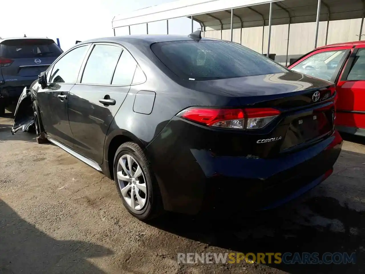 3 Photograph of a damaged car 5YFEPRAE3LP094546 TOYOTA COROLLA 2020