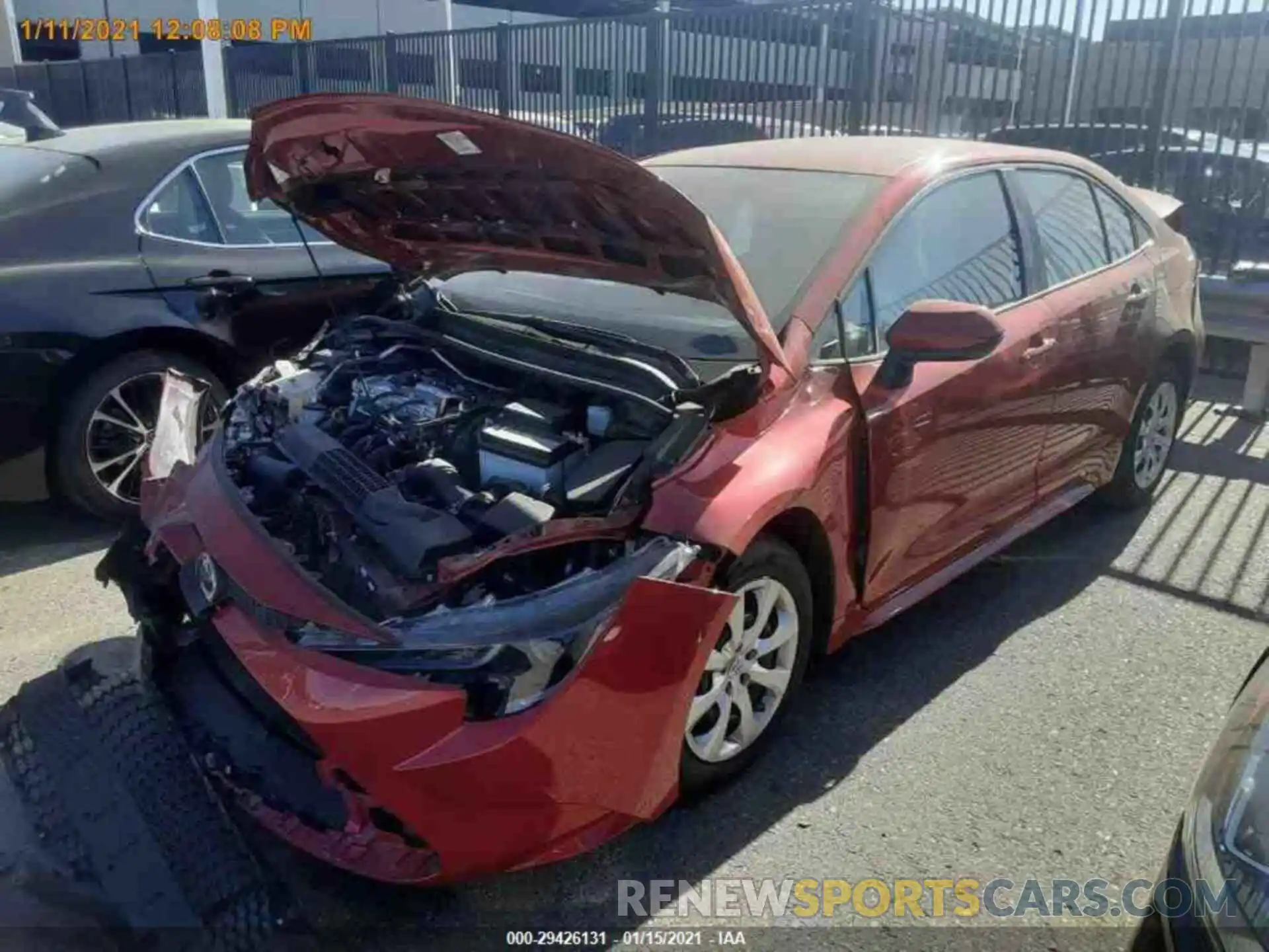 12 Photograph of a damaged car 5YFEPRAE3LP094711 TOYOTA COROLLA 2020