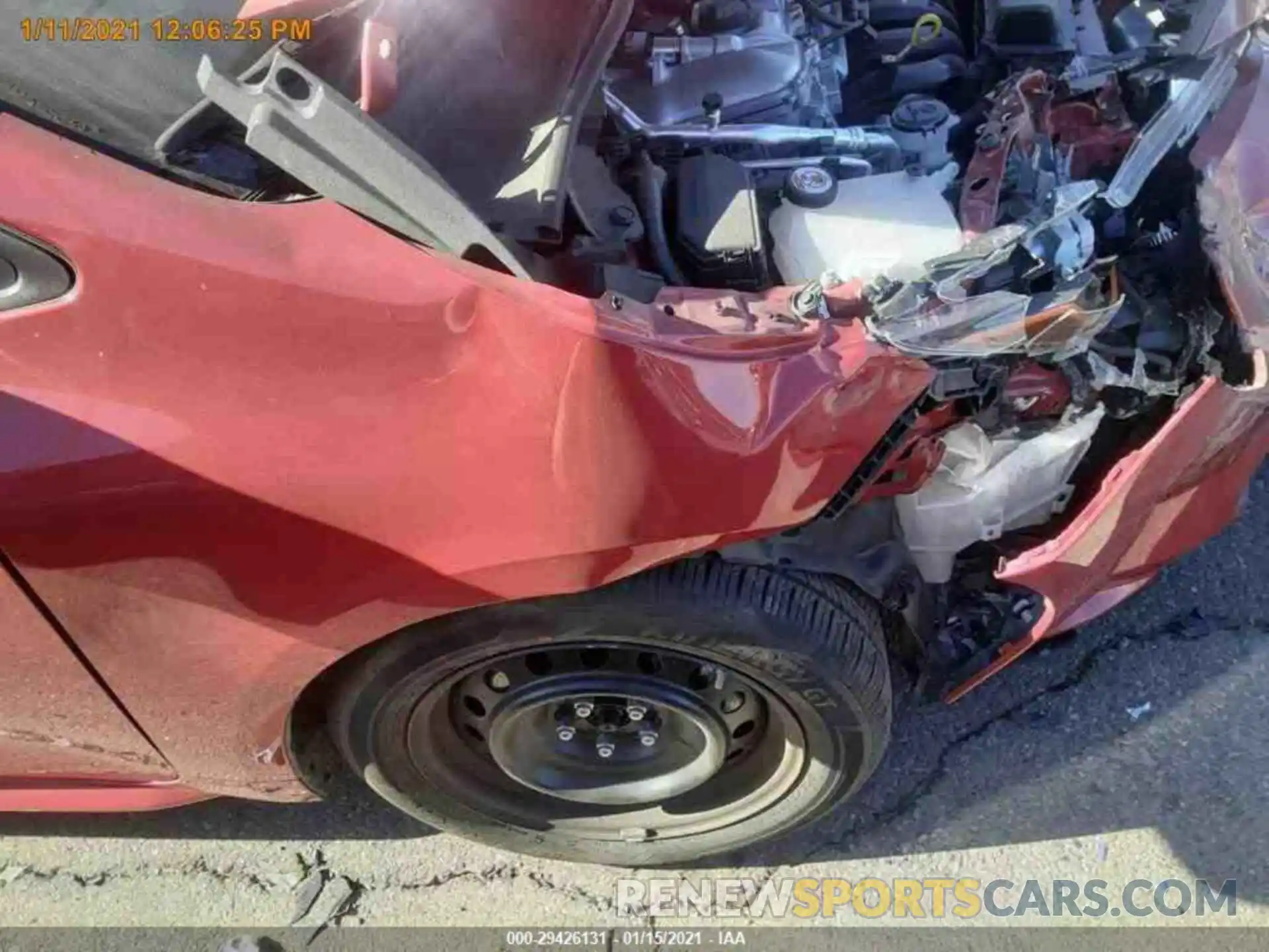 14 Photograph of a damaged car 5YFEPRAE3LP094711 TOYOTA COROLLA 2020