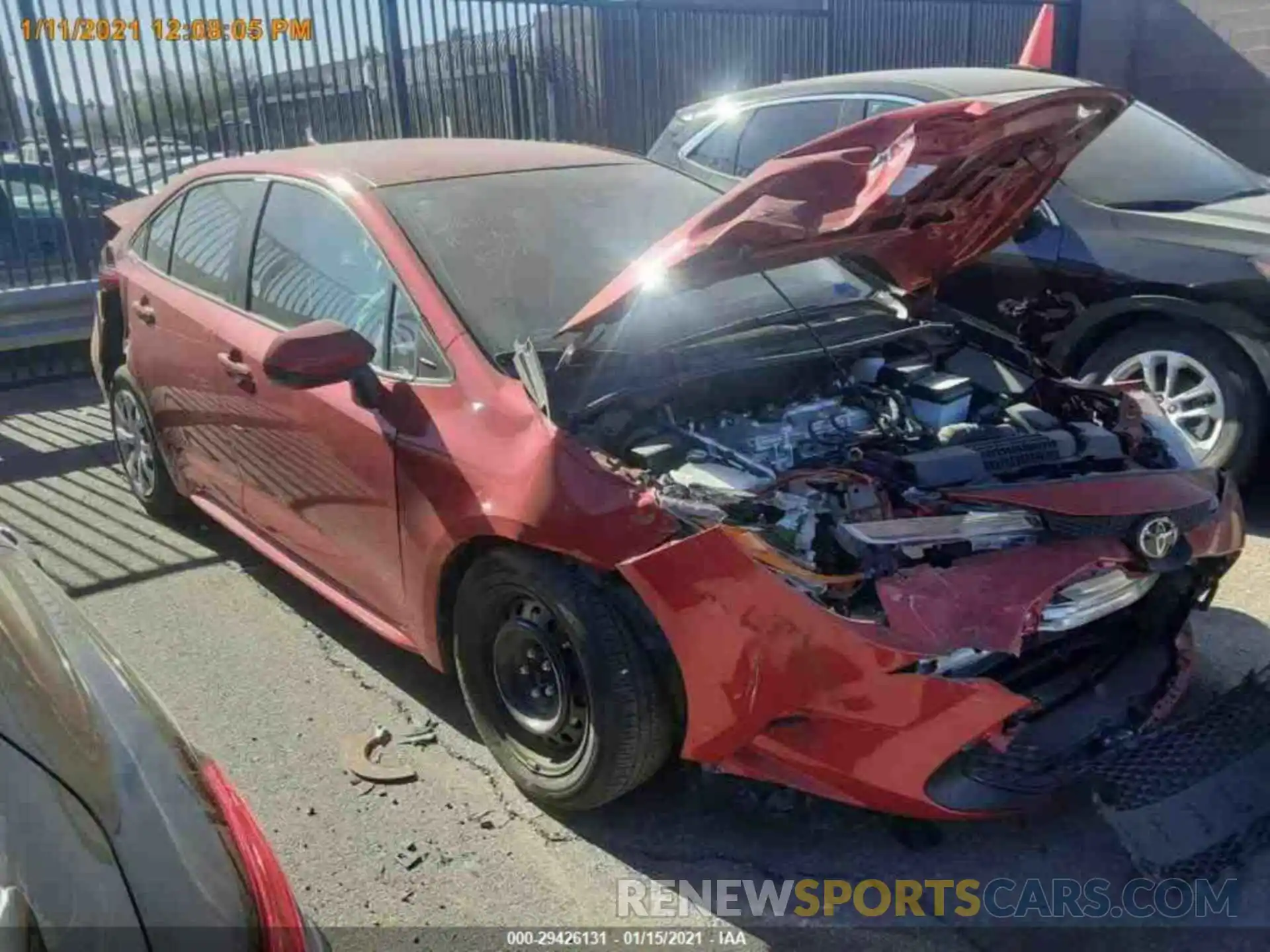 15 Photograph of a damaged car 5YFEPRAE3LP094711 TOYOTA COROLLA 2020