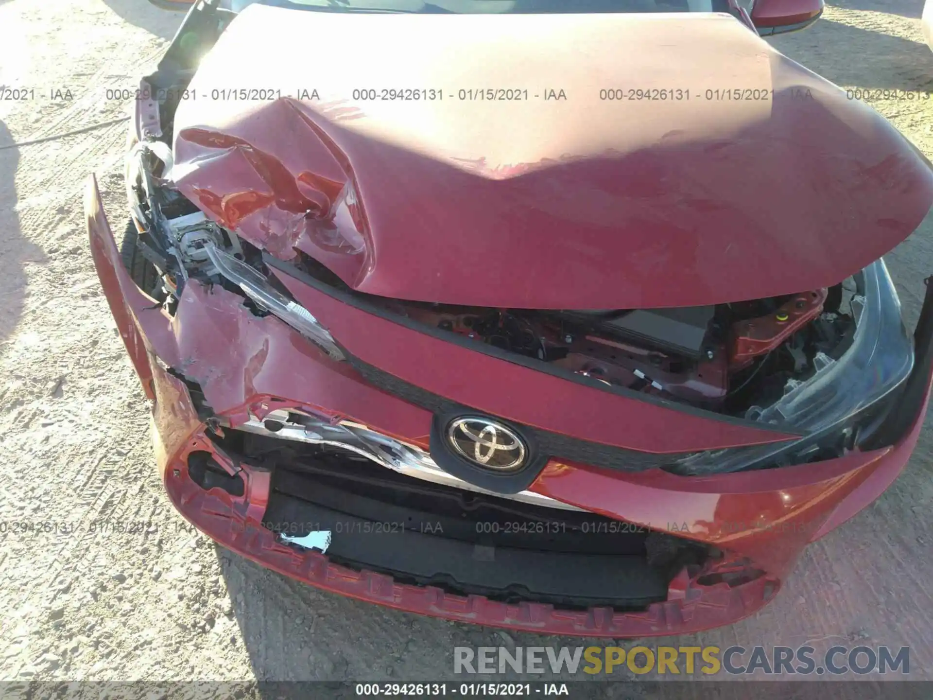 6 Photograph of a damaged car 5YFEPRAE3LP094711 TOYOTA COROLLA 2020