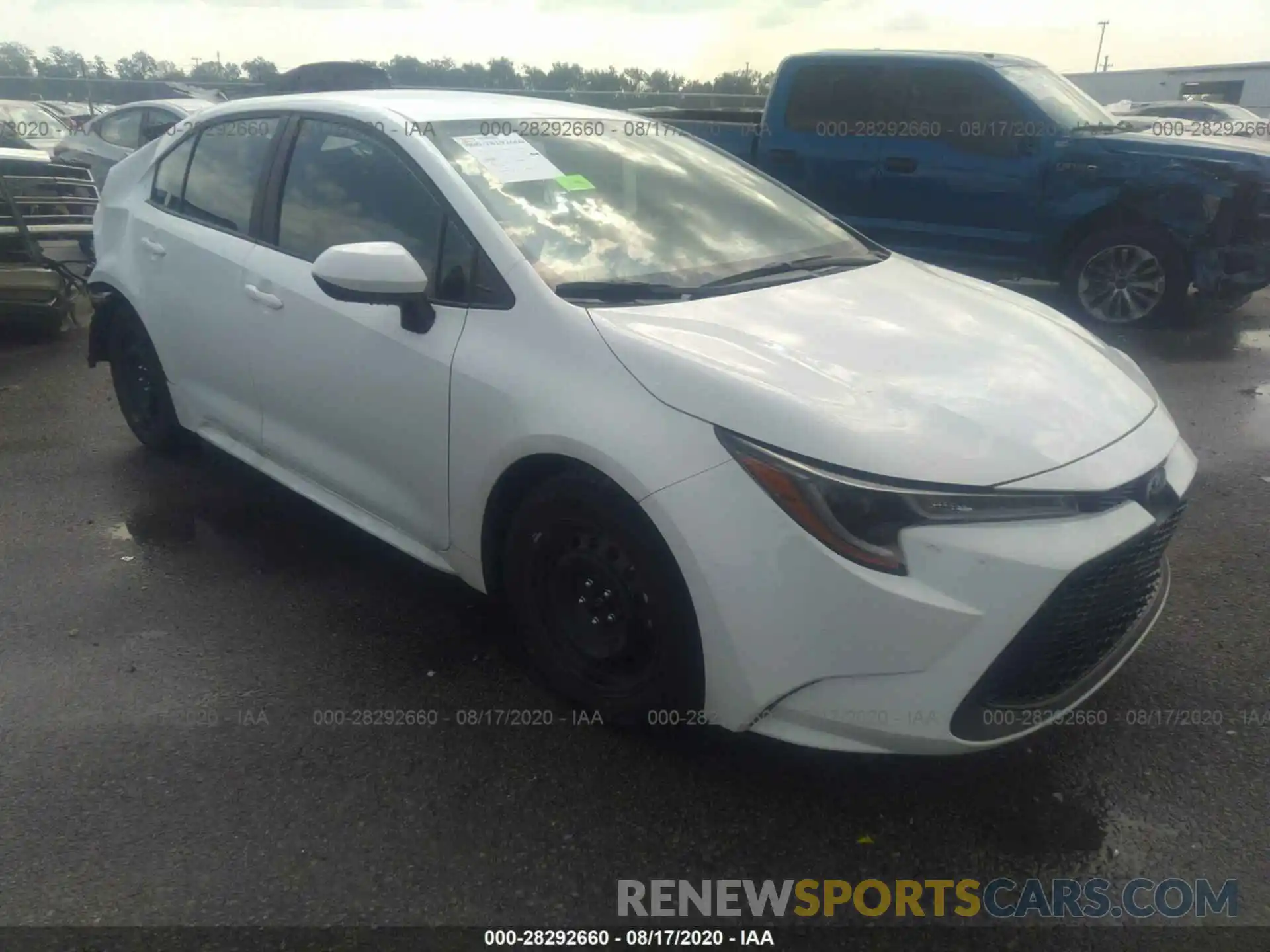 1 Photograph of a damaged car 5YFEPRAE3LP094790 TOYOTA COROLLA 2020