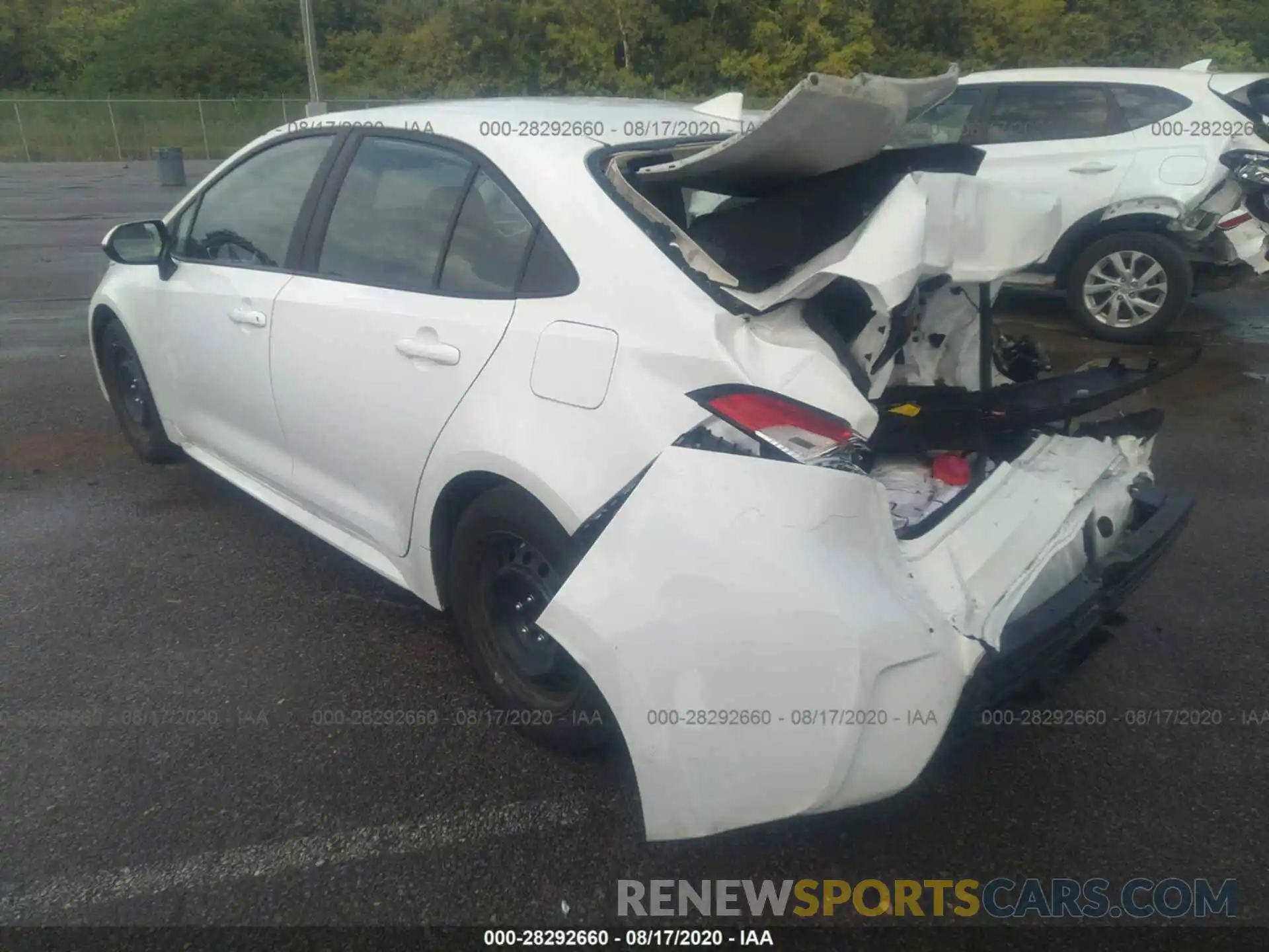 3 Photograph of a damaged car 5YFEPRAE3LP094790 TOYOTA COROLLA 2020