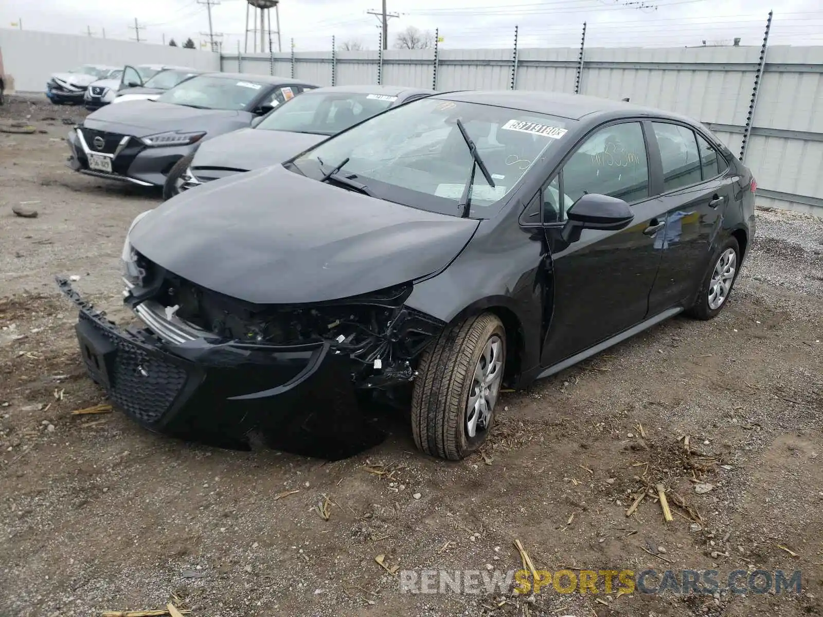 2 Photograph of a damaged car 5YFEPRAE3LP095888 TOYOTA COROLLA 2020