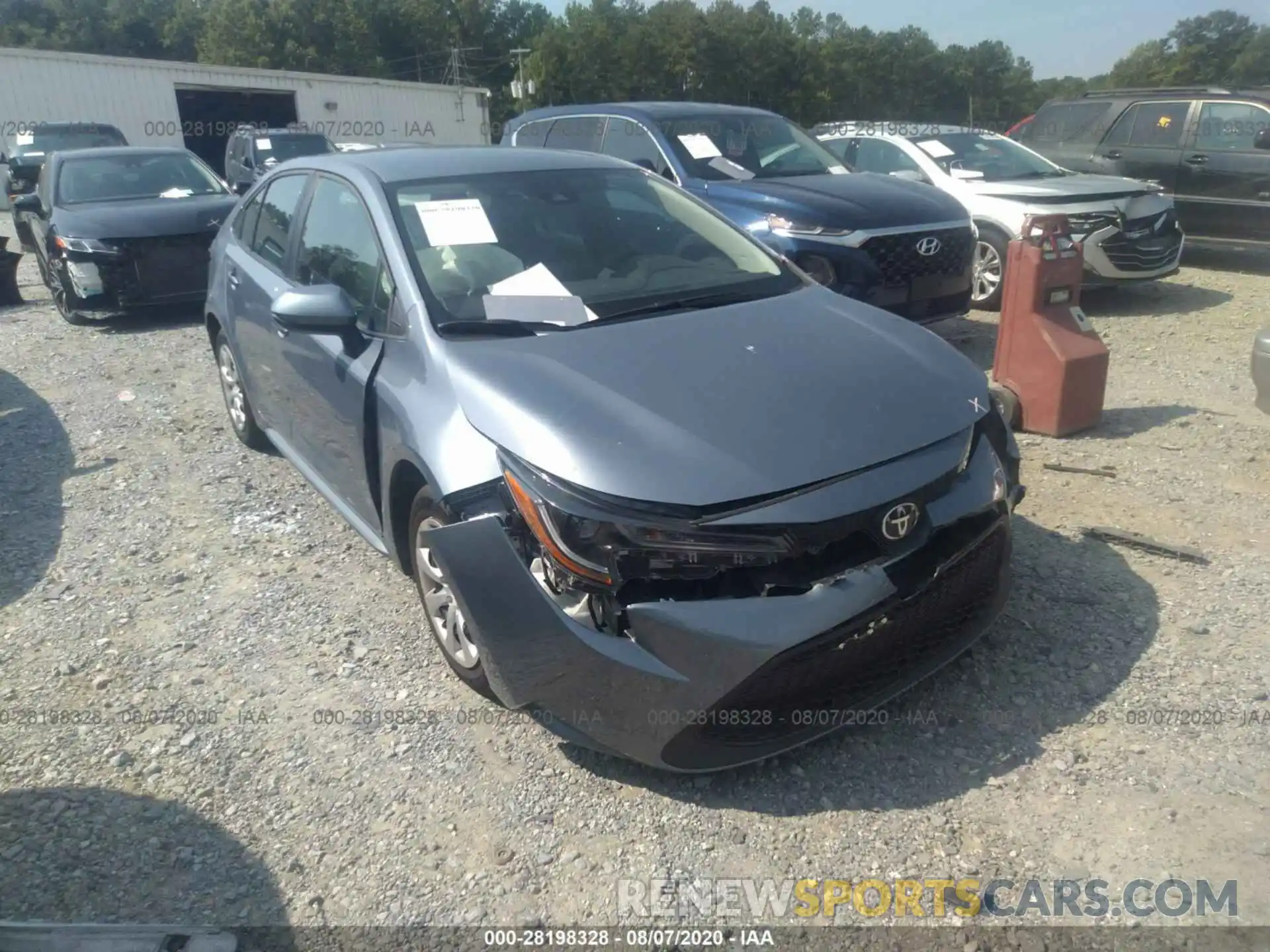 1 Photograph of a damaged car 5YFEPRAE3LP096961 TOYOTA COROLLA 2020