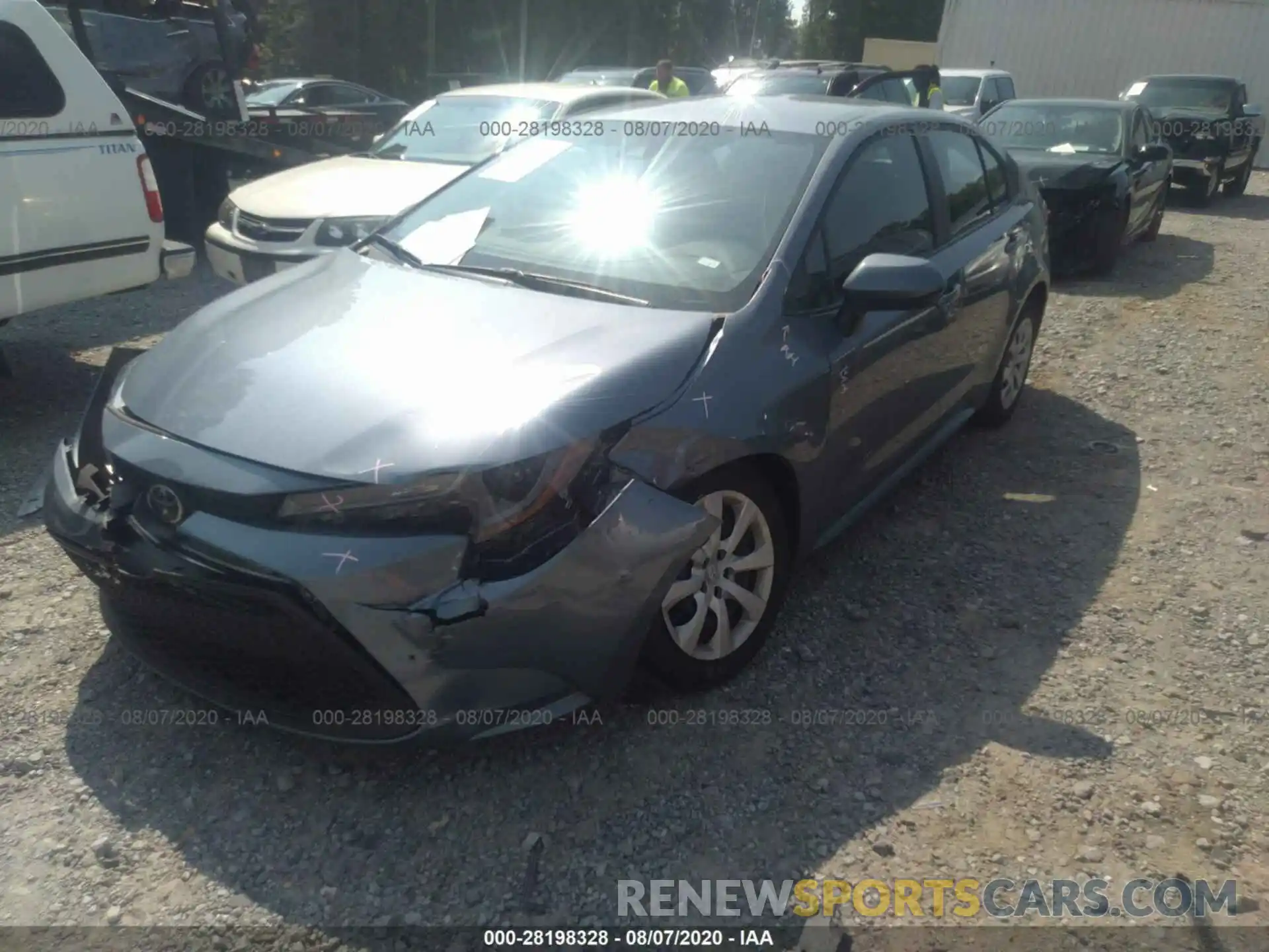 2 Photograph of a damaged car 5YFEPRAE3LP096961 TOYOTA COROLLA 2020