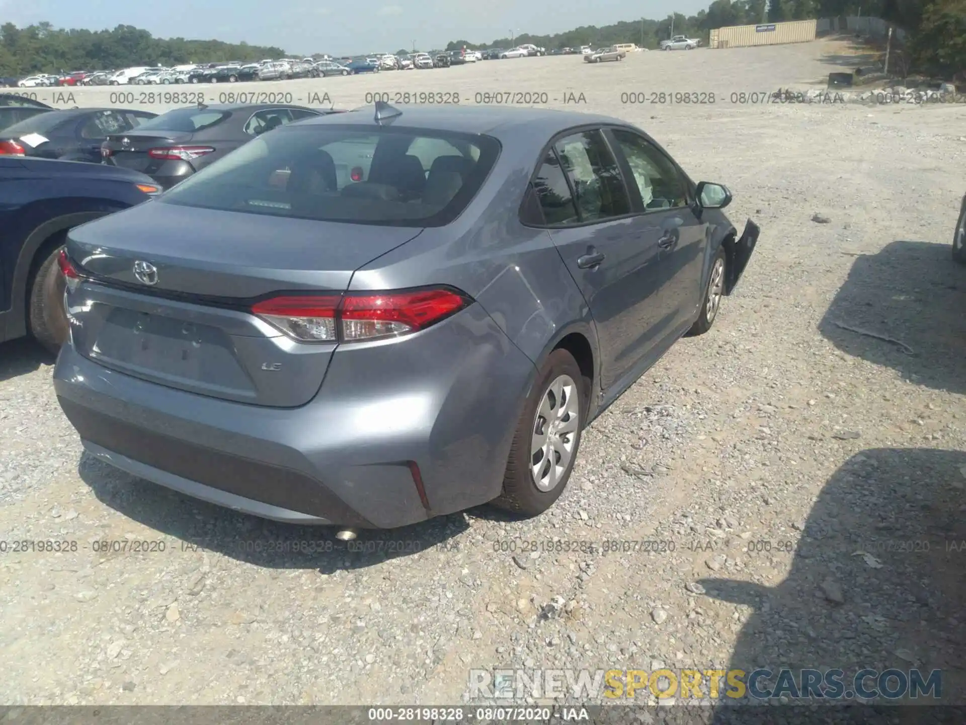 4 Photograph of a damaged car 5YFEPRAE3LP096961 TOYOTA COROLLA 2020