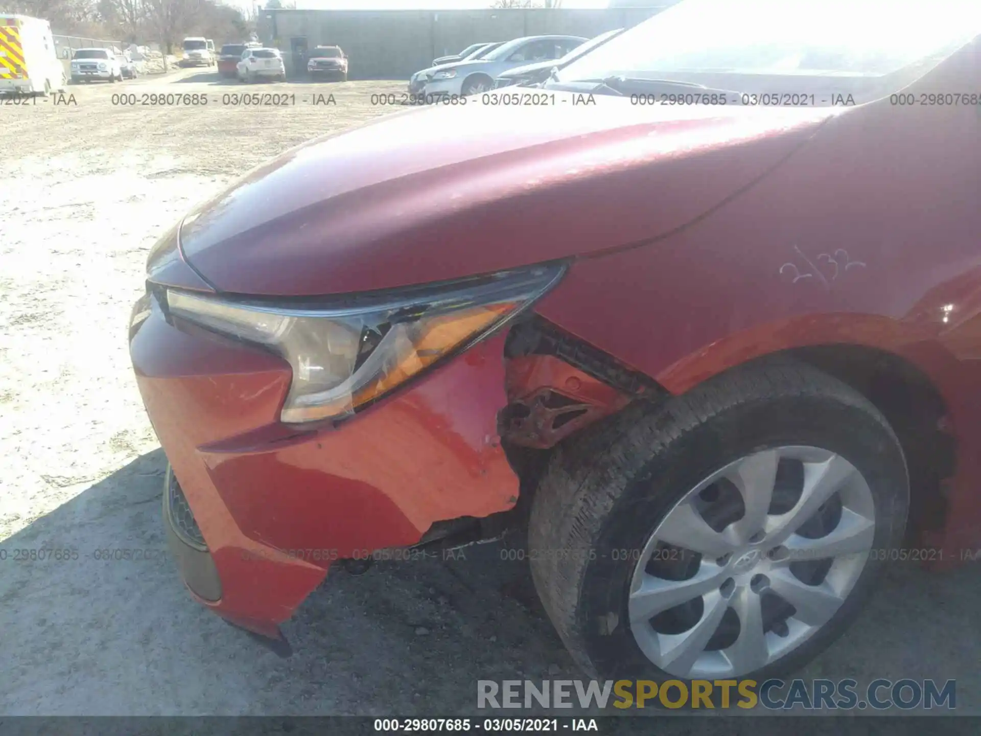 6 Photograph of a damaged car 5YFEPRAE3LP097334 TOYOTA COROLLA 2020