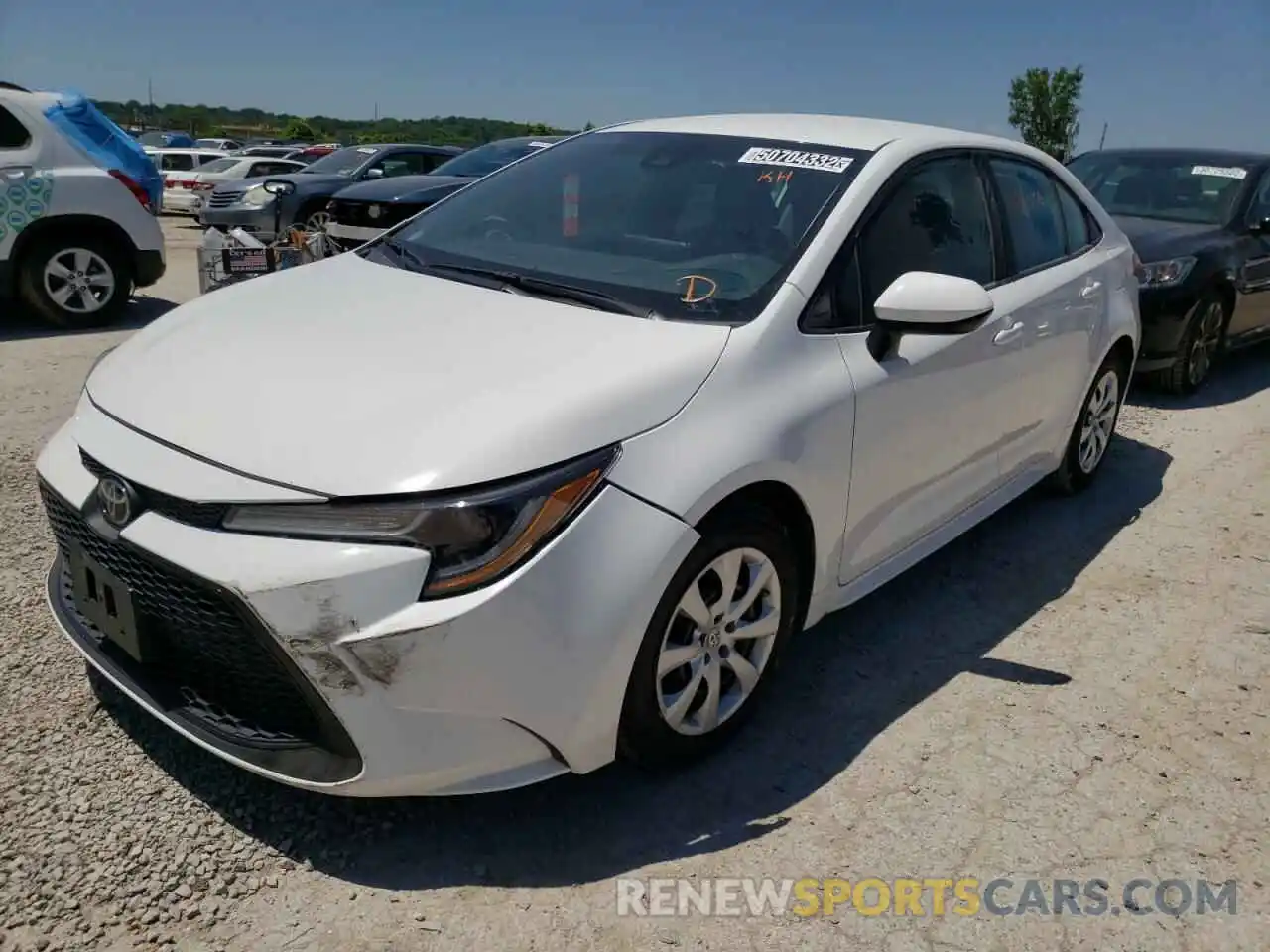 2 Photograph of a damaged car 5YFEPRAE3LP097530 TOYOTA COROLLA 2020