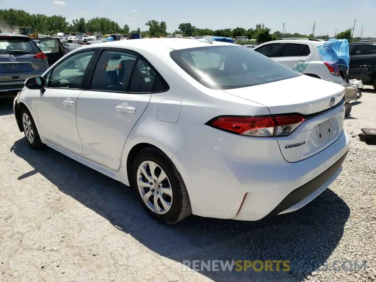 3 Photograph of a damaged car 5YFEPRAE3LP097530 TOYOTA COROLLA 2020