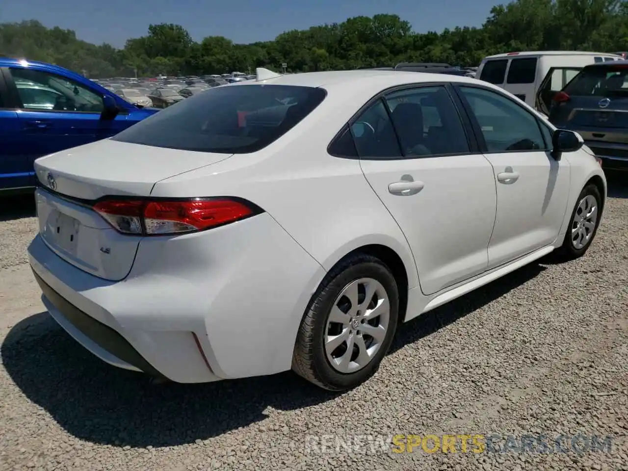 4 Photograph of a damaged car 5YFEPRAE3LP097530 TOYOTA COROLLA 2020