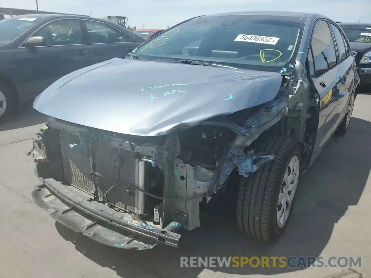 9 Photograph of a damaged car 5YFEPRAE3LP097656 TOYOTA COROLLA 2020