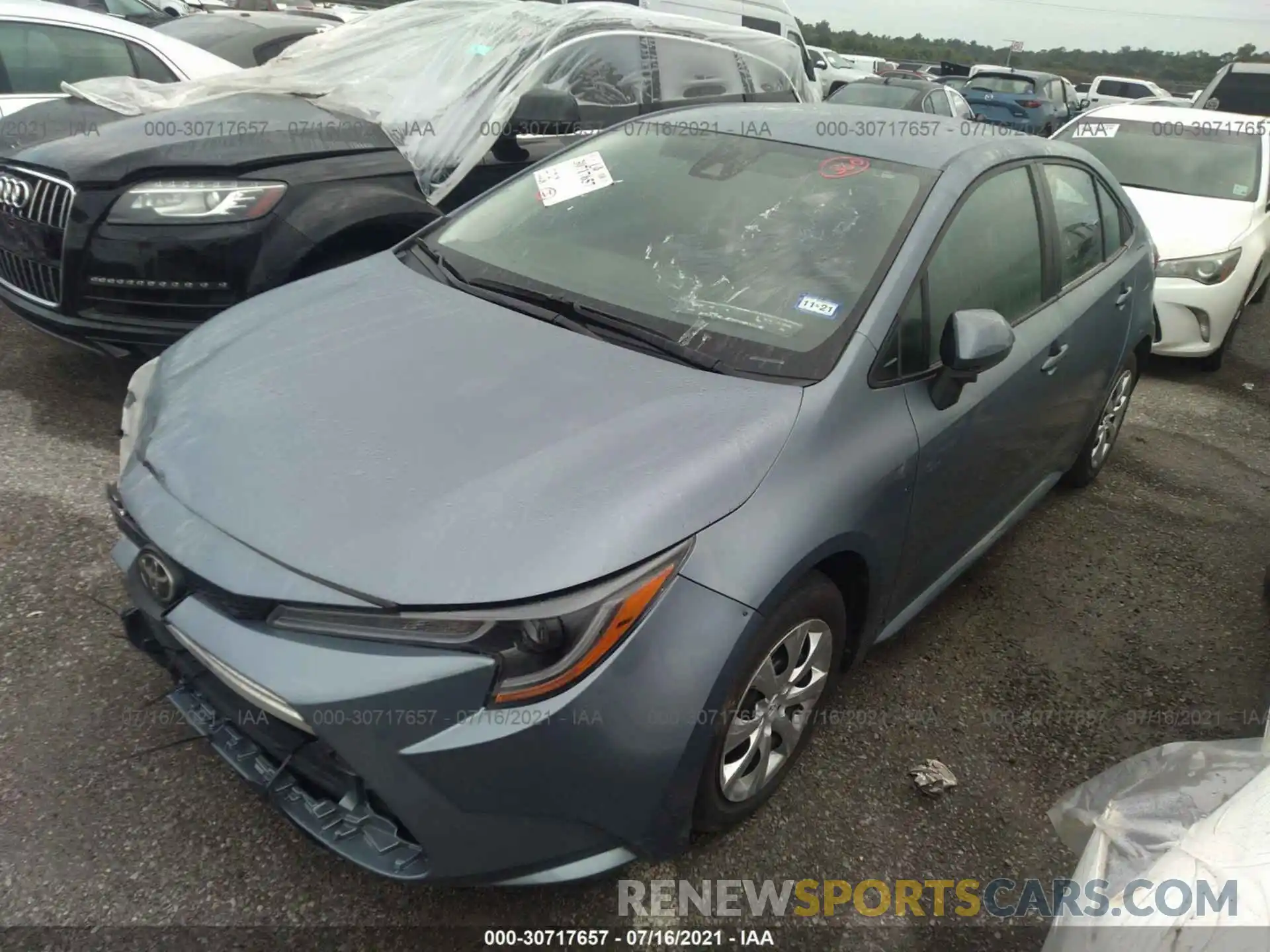 2 Photograph of a damaged car 5YFEPRAE3LP097673 TOYOTA COROLLA 2020